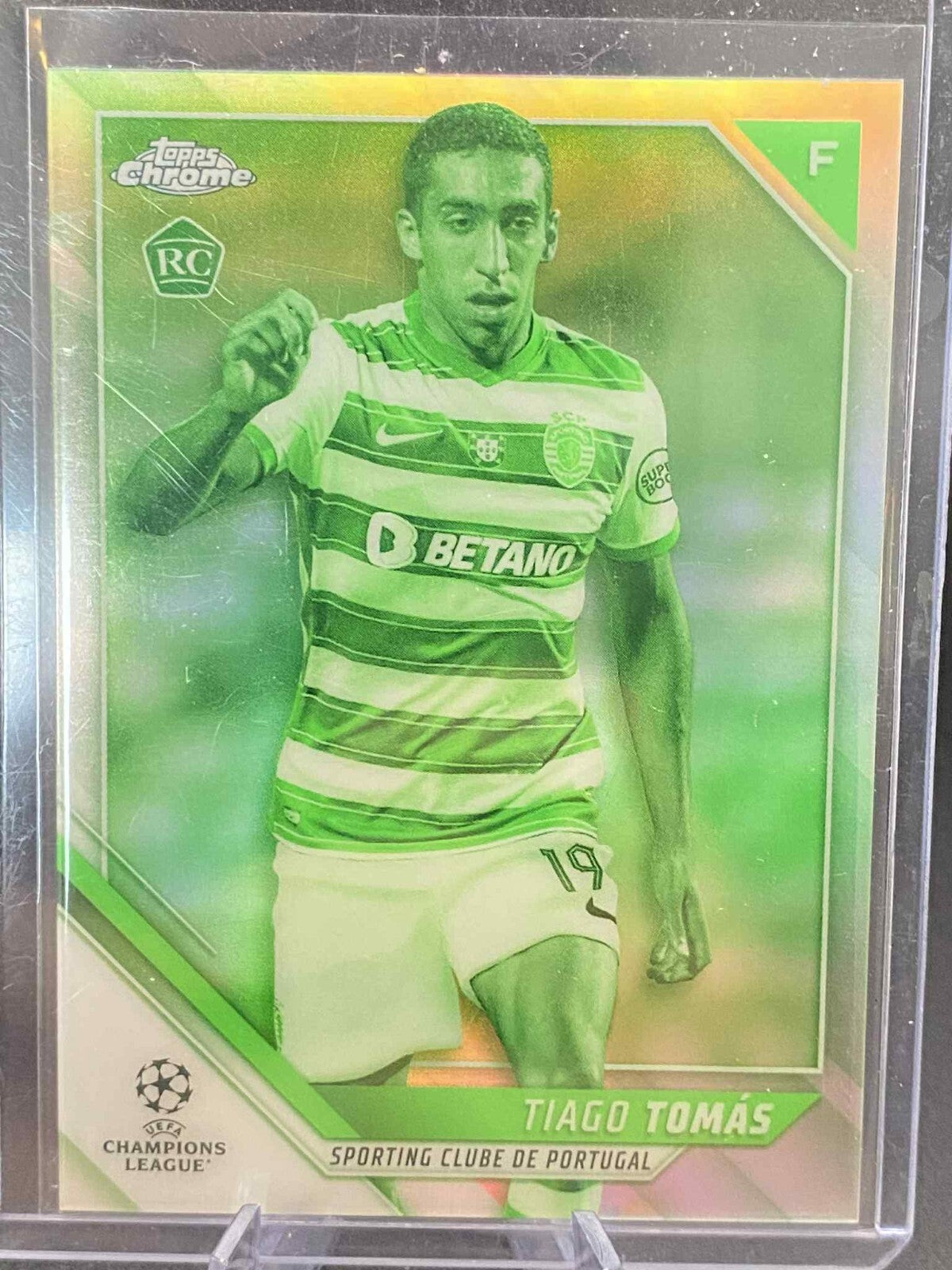 Tiago Tomas 2021-22 Topps UEFA Champions Japan RC Reverse Holo /225