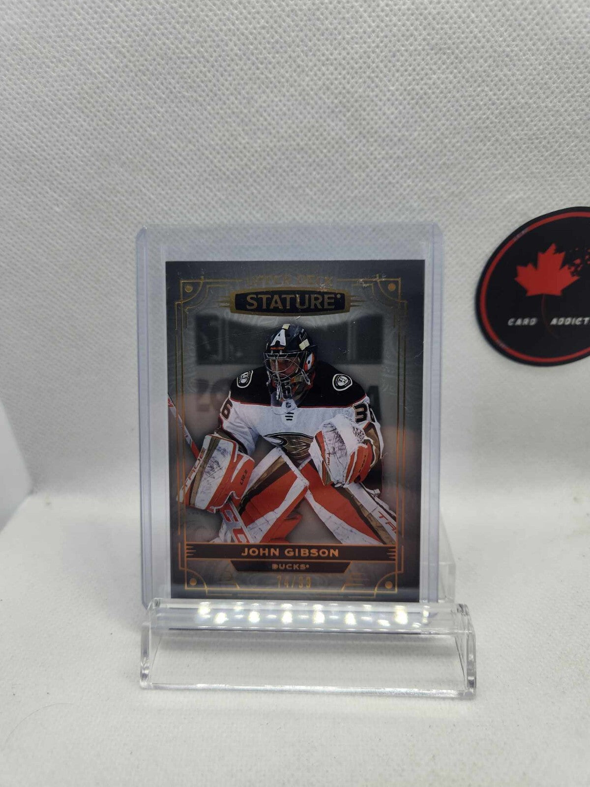 2022-23 Upper Deck John Gibson Photo Variation SP /99
