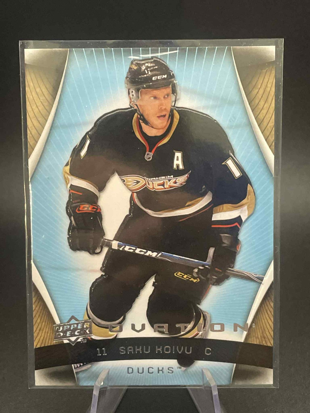 2009-10 Upper Deck Ovation Saku Koivu Anaheim Ducks #71 REF I