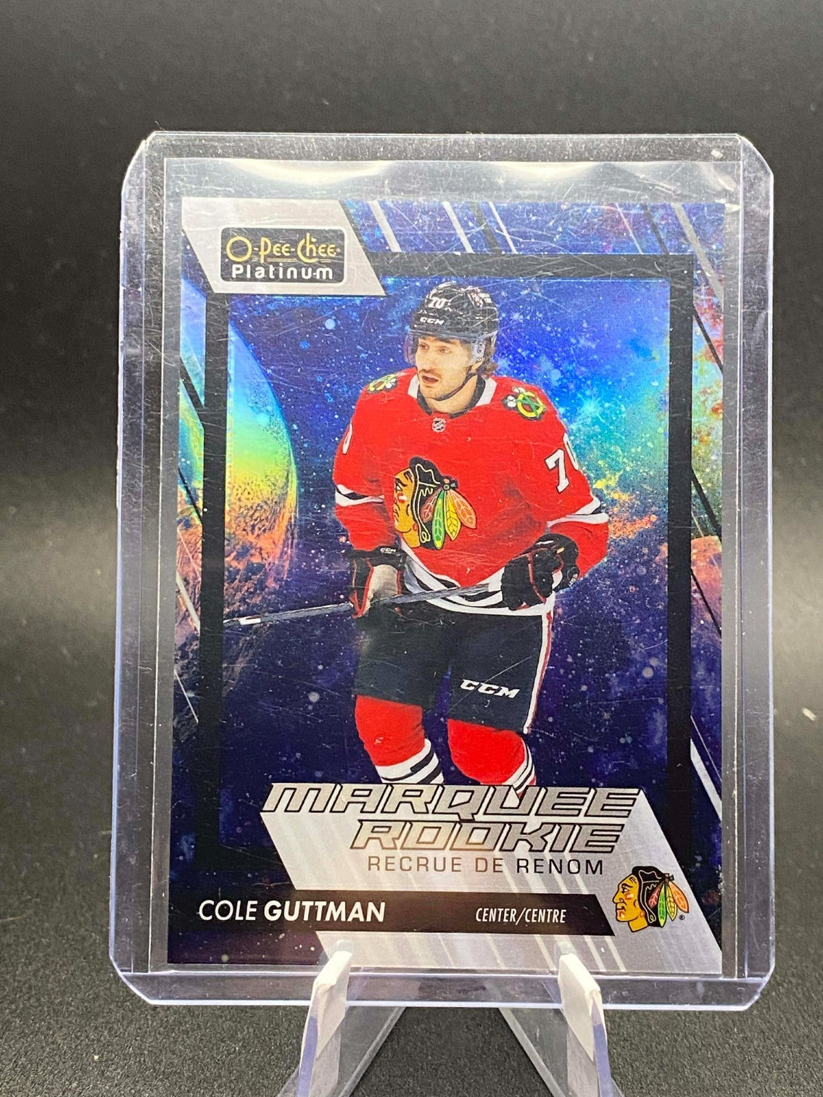 2023-24 O-Pee-Chee Platinum Cosmic 63/65 Cole Guttman #227 Rookie RC /65