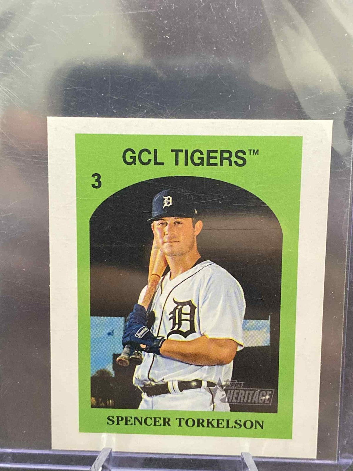 Spencer Torkelson 2021 Topps Heritage Minors Venezuela Stamp #72TVS-3 GCL Tigers