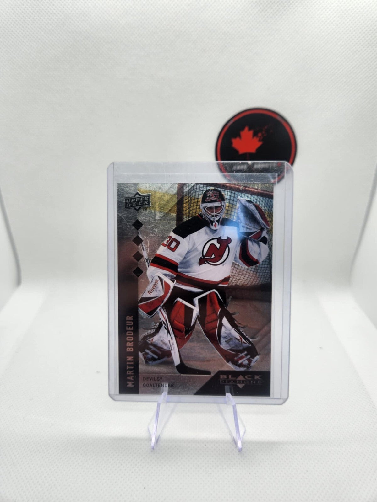 14/15 UD Black Diamond Martin Brodeur NHL All-Star Team Quad Diamond card #208
