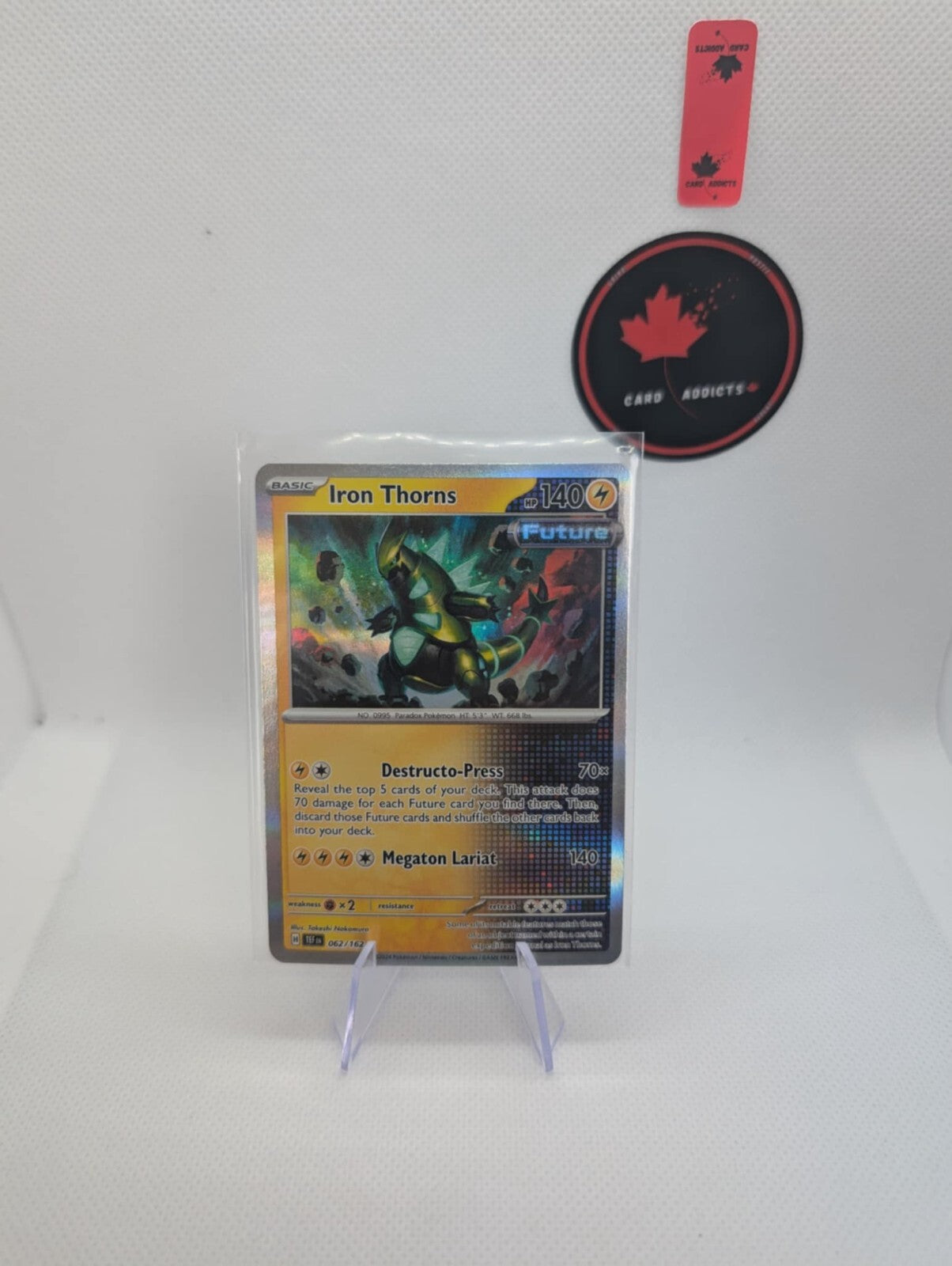 Pokemon Temporal Forces IRON THORNS 62/162 Holo Rare