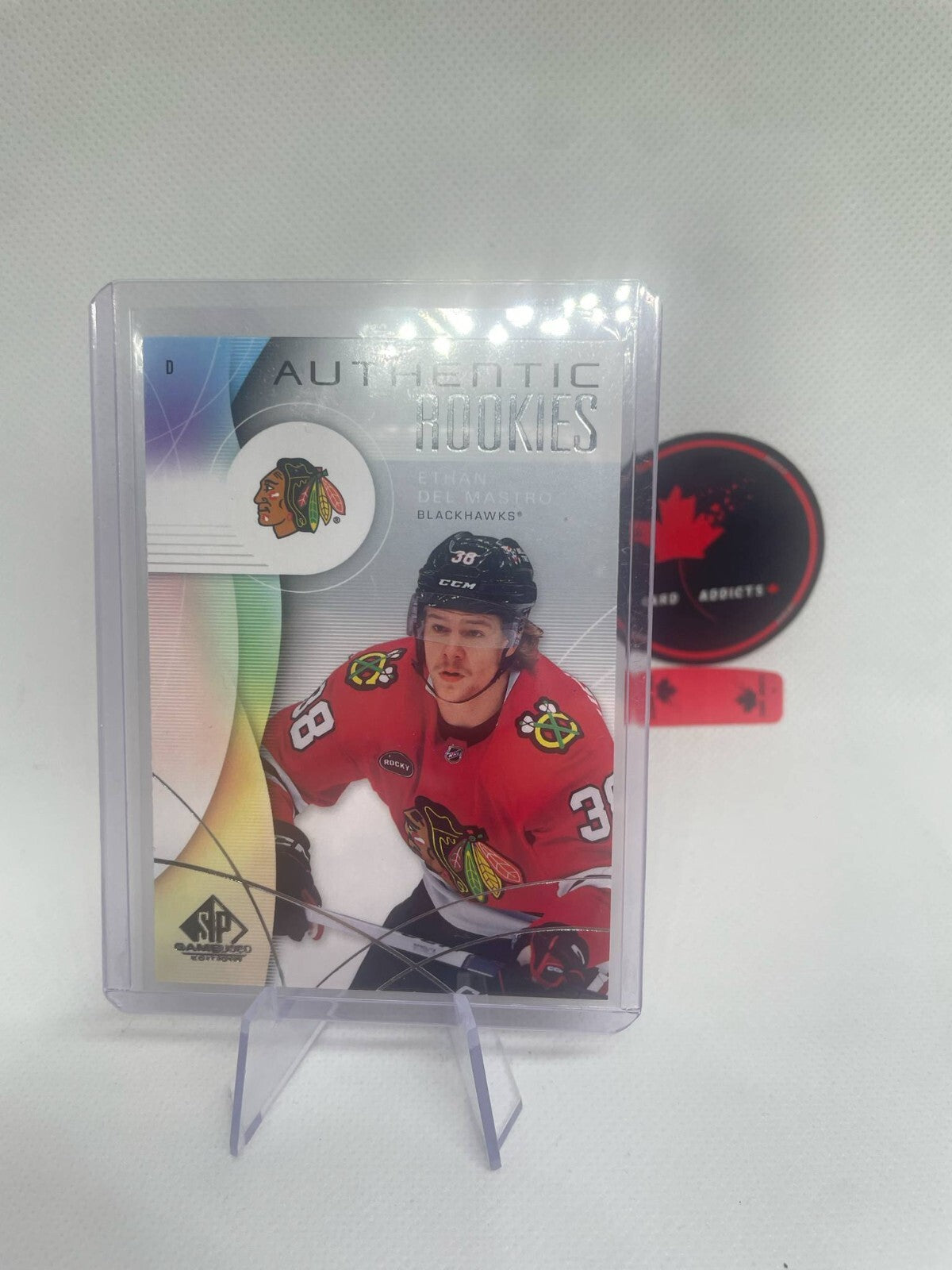 2024-25 Upper Deck SP Game Used Authentic Rookies Ethan Del Mastro Rookie #219