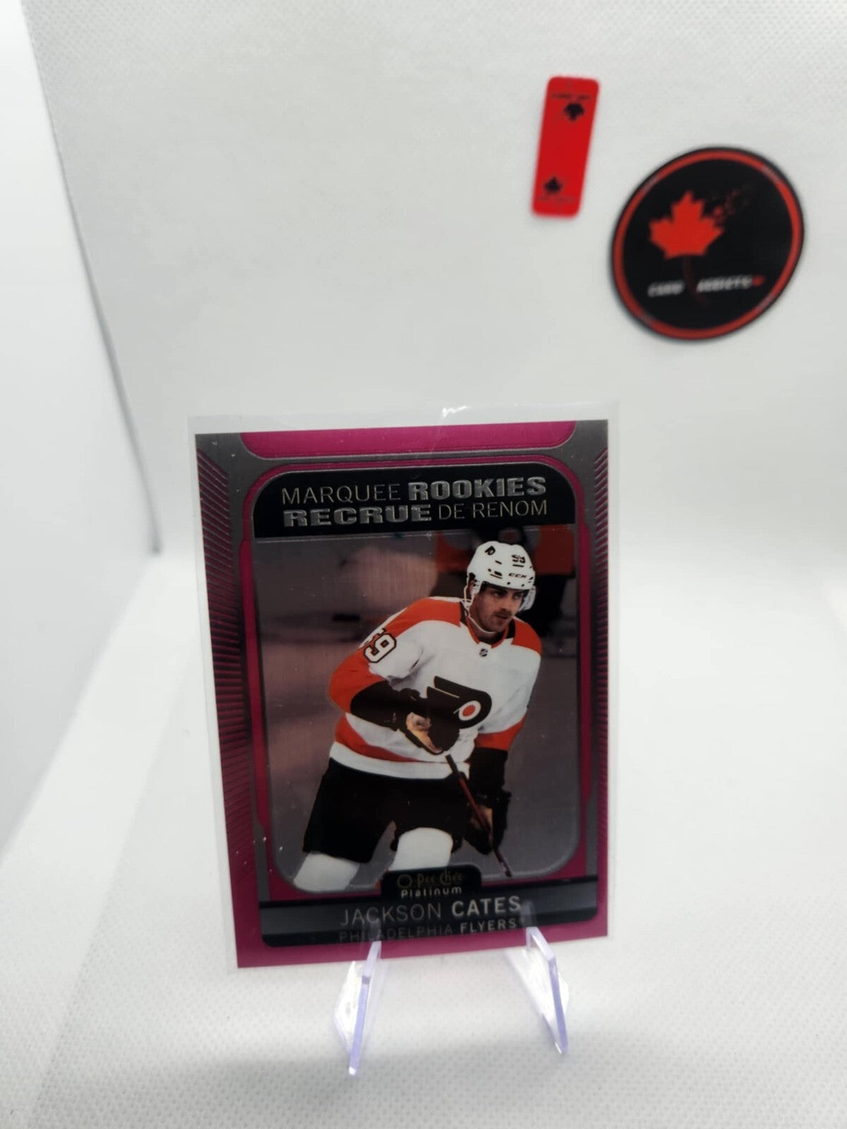 2021-22 O-Pee-Chee Platinum Matte Pink Jackson Cates Rookie #257