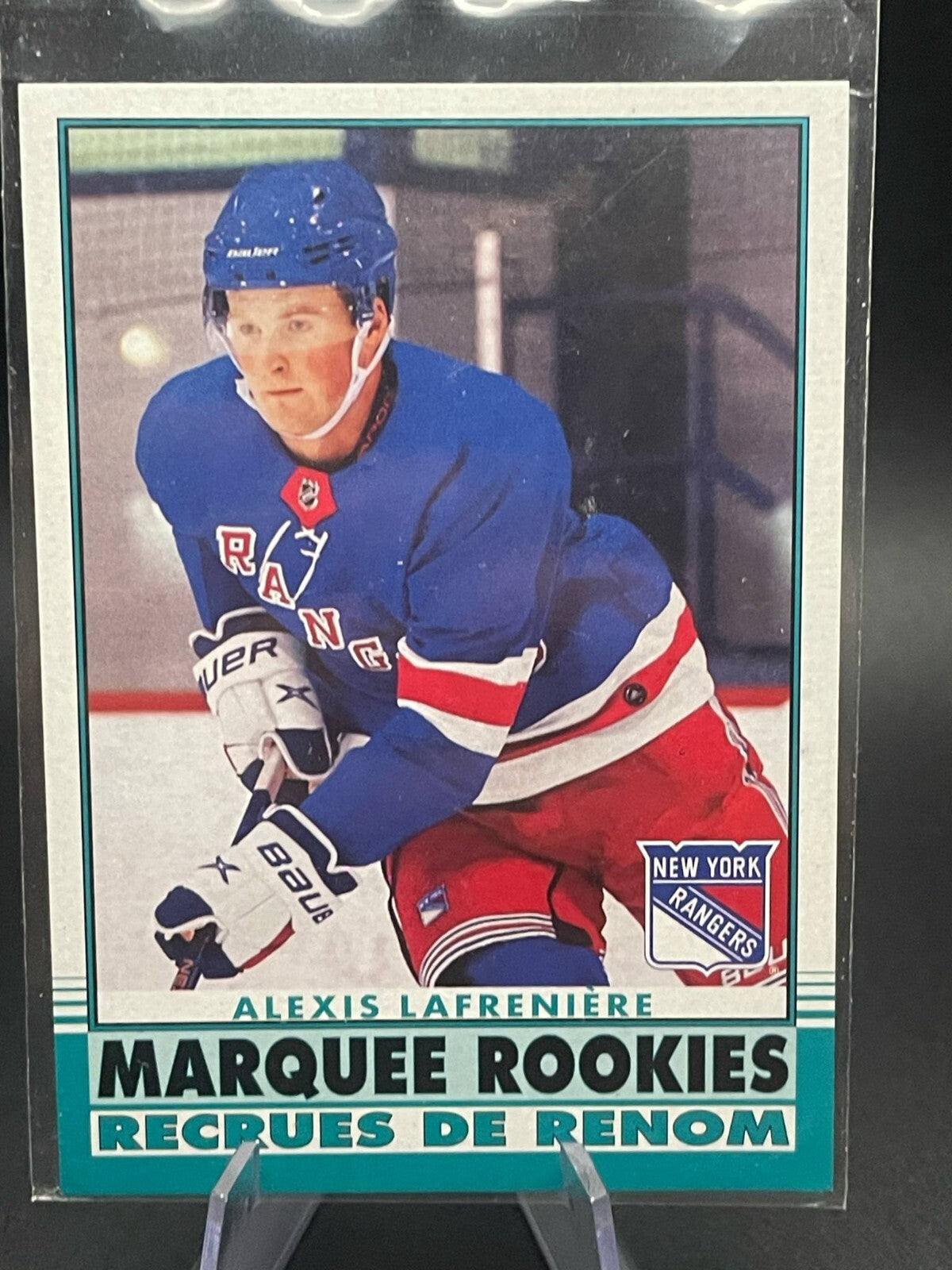 2020-21 OPC Marquee Rookie Retro Alexis Lafreniere New York Rangers #650