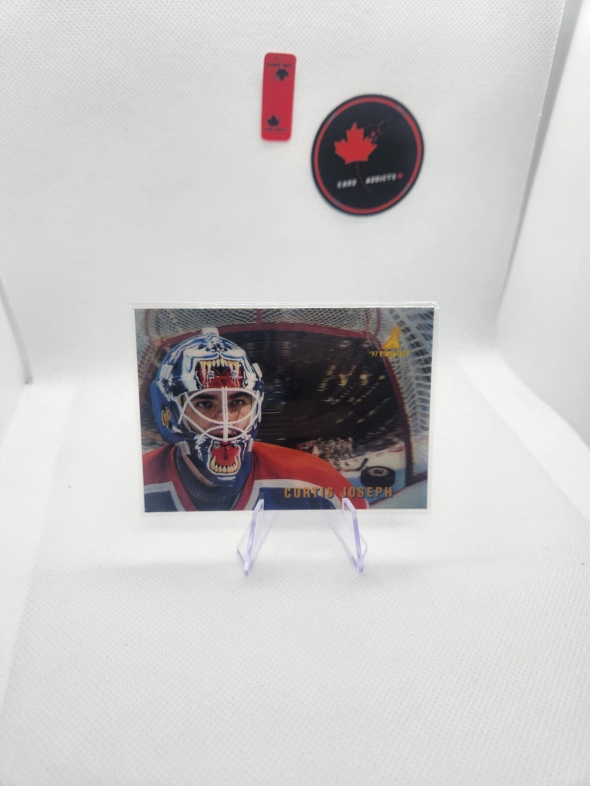 1997 Pinnacle McDonalds #McD-40 Curtis Joseph Caged Ice Breakers