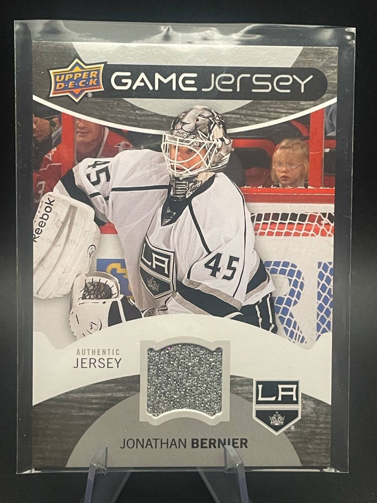 12-13 UD UPPER DECK JONATHAN BERNIER GAME USED JERSEY #GJ-JB - 2012