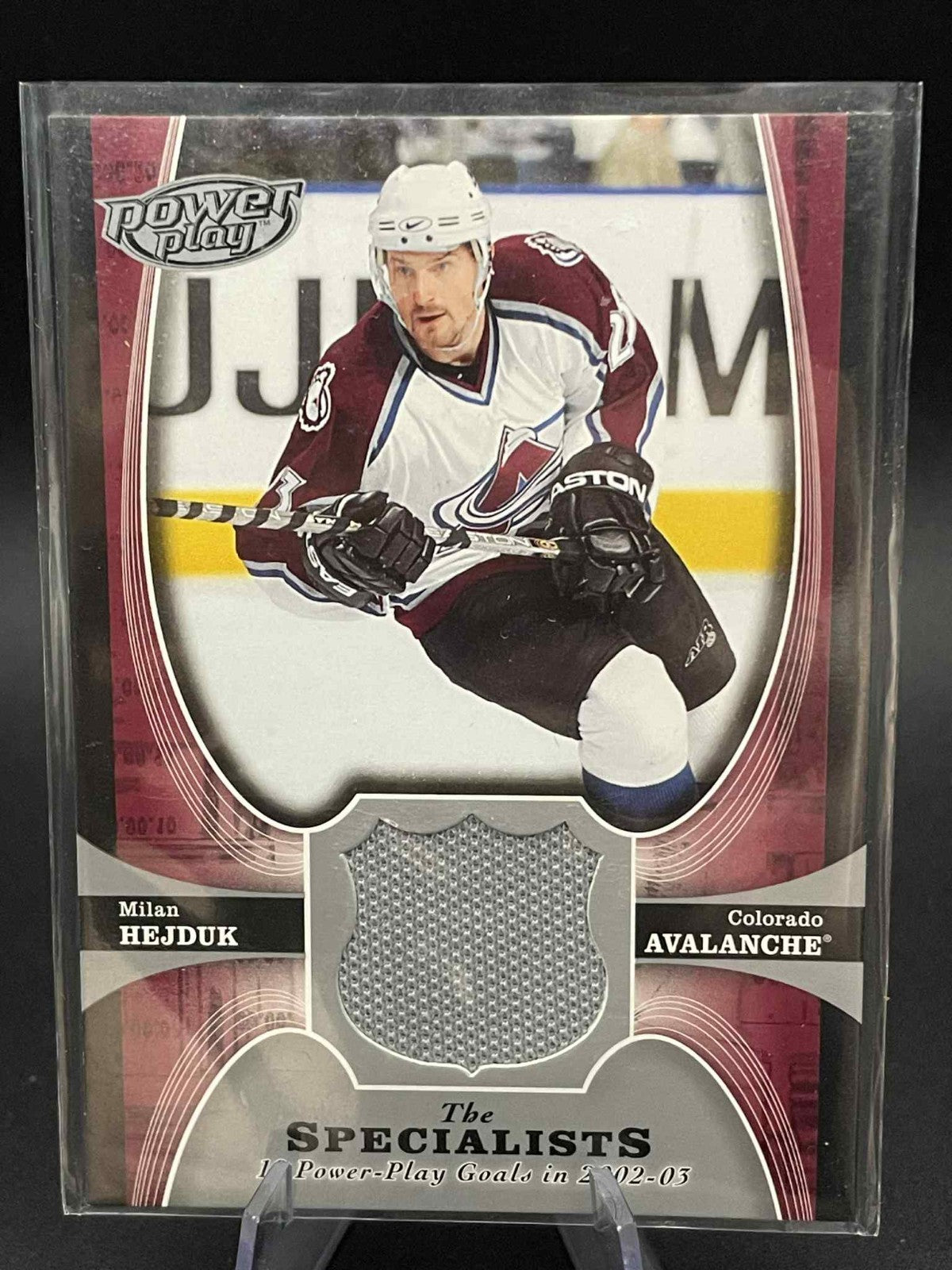 2005-06 Power Play Specialists Jerseys MIlan Hejduk Jersey 1 color Colorado