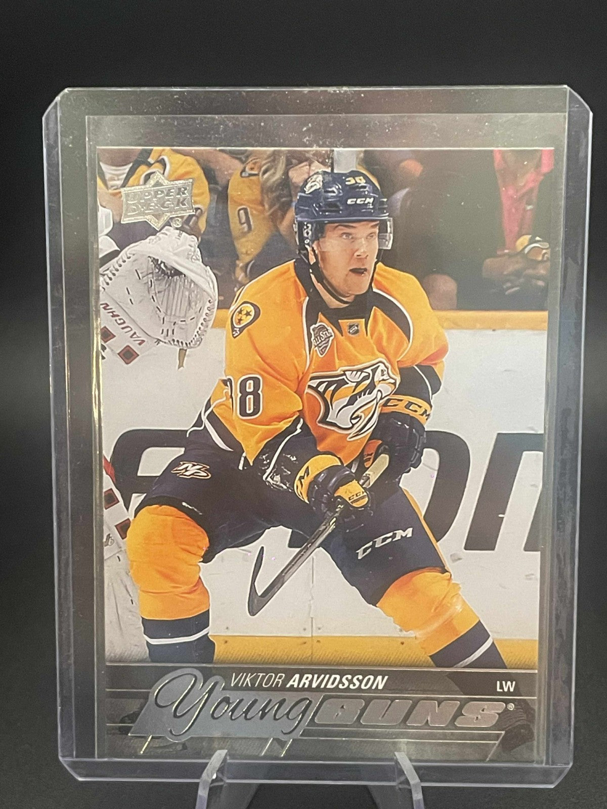 2015-16 Upper Deck Young Guns #222 Viktor Arvidsson Rookie RC