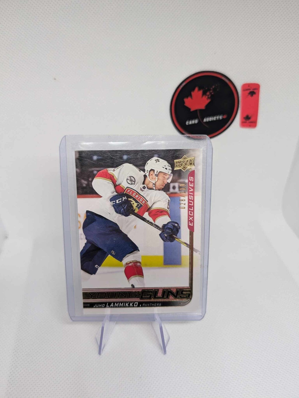 2018-19 Upper Deck Young Guns UD Exclusives /100 Juho Lammikko #485 Rookie RC