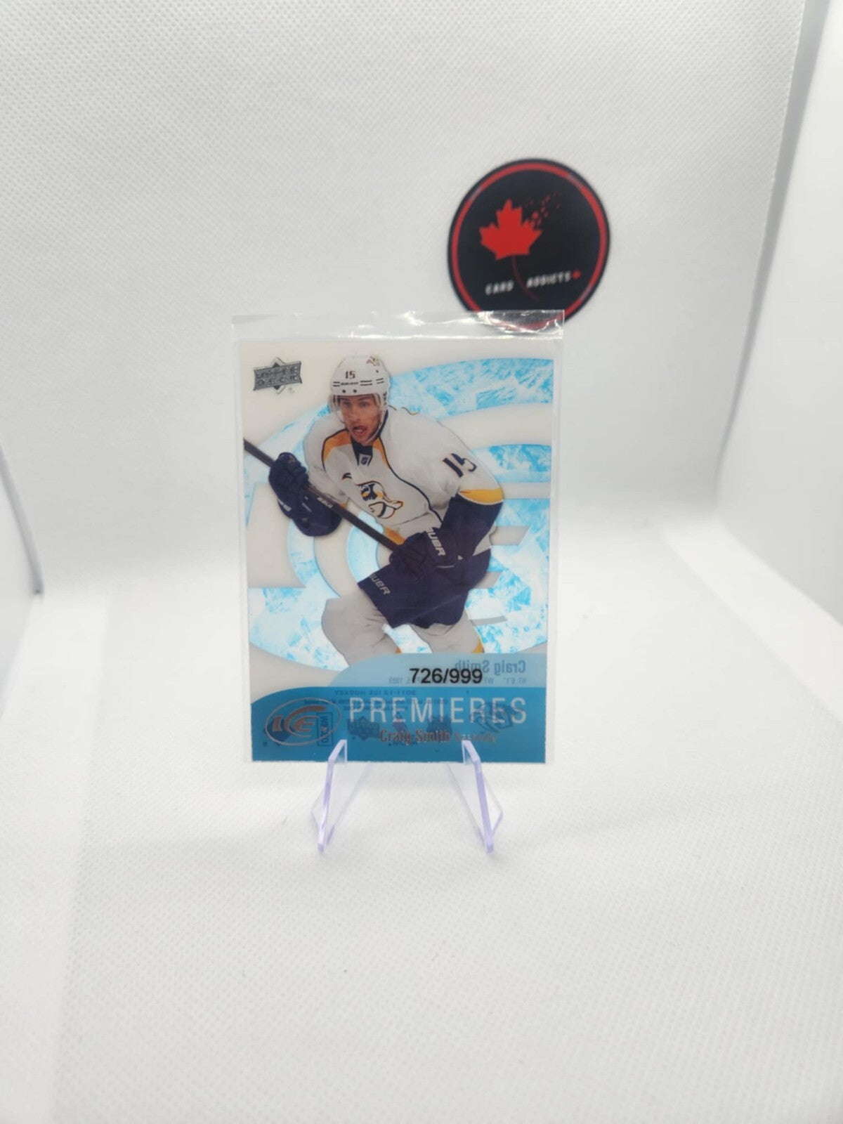 11/12 Ice Rookie Premieres RC Craig Smith /999 63 Predators