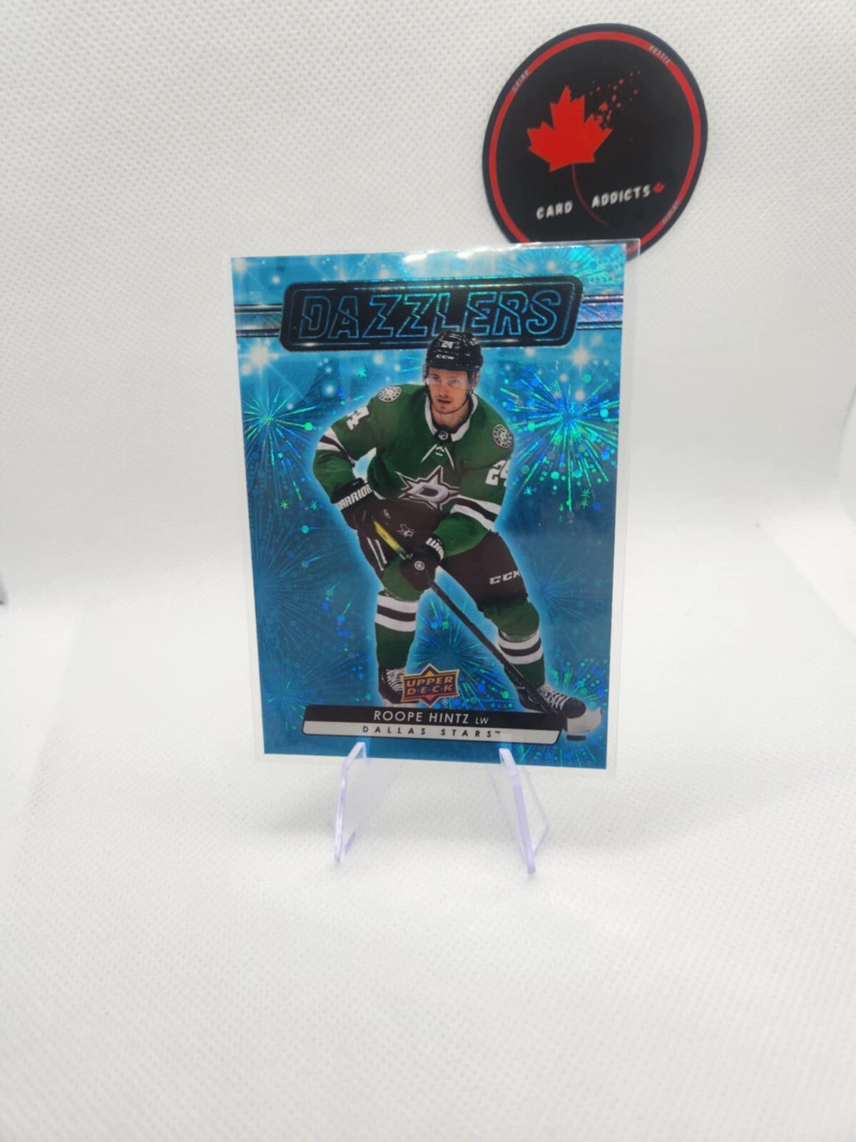 2023-24 Upper Deck Series 1 Dazzlers Blue DZ-19 Roope Hintz - Dallas Stars