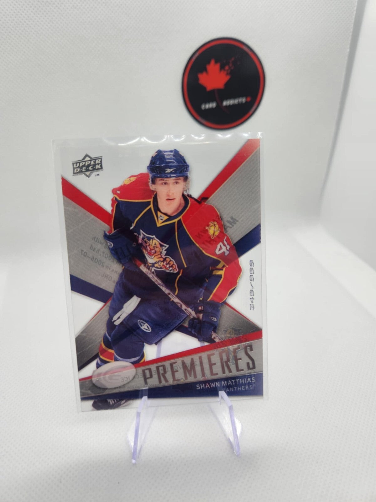 2008-09 Upper Deck Ice /999 Shawn Matthias #133 Rookie