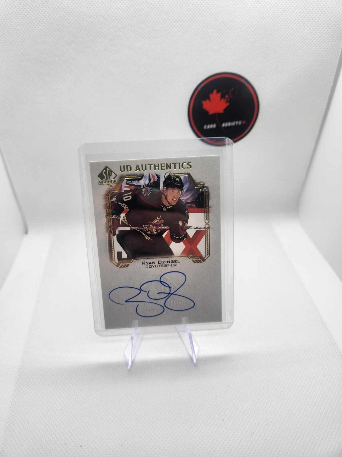 2021-22 UD SP Authentic UD Authentics Auto Ryan Dzingel Arizona Coyotes