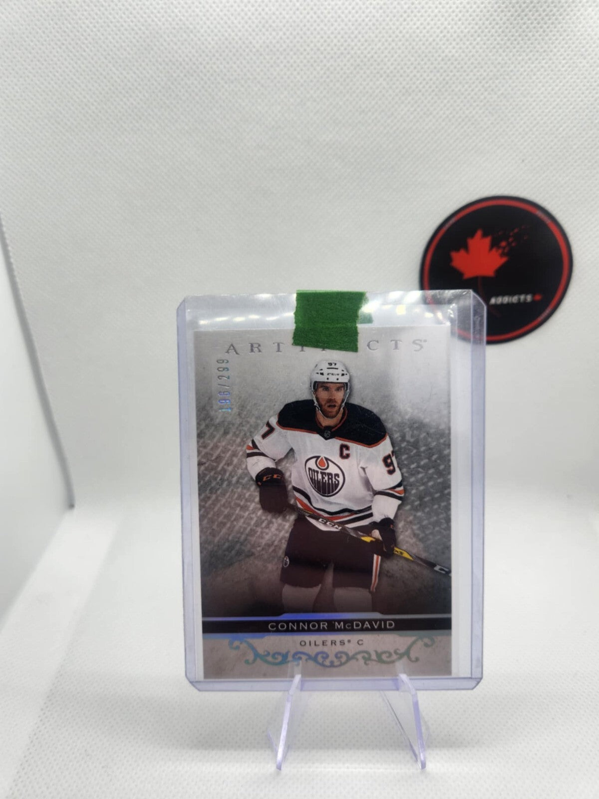 2021-22 Upper Deck Artifacts Silver Spectrum Connor McDavid /299 Edmonton