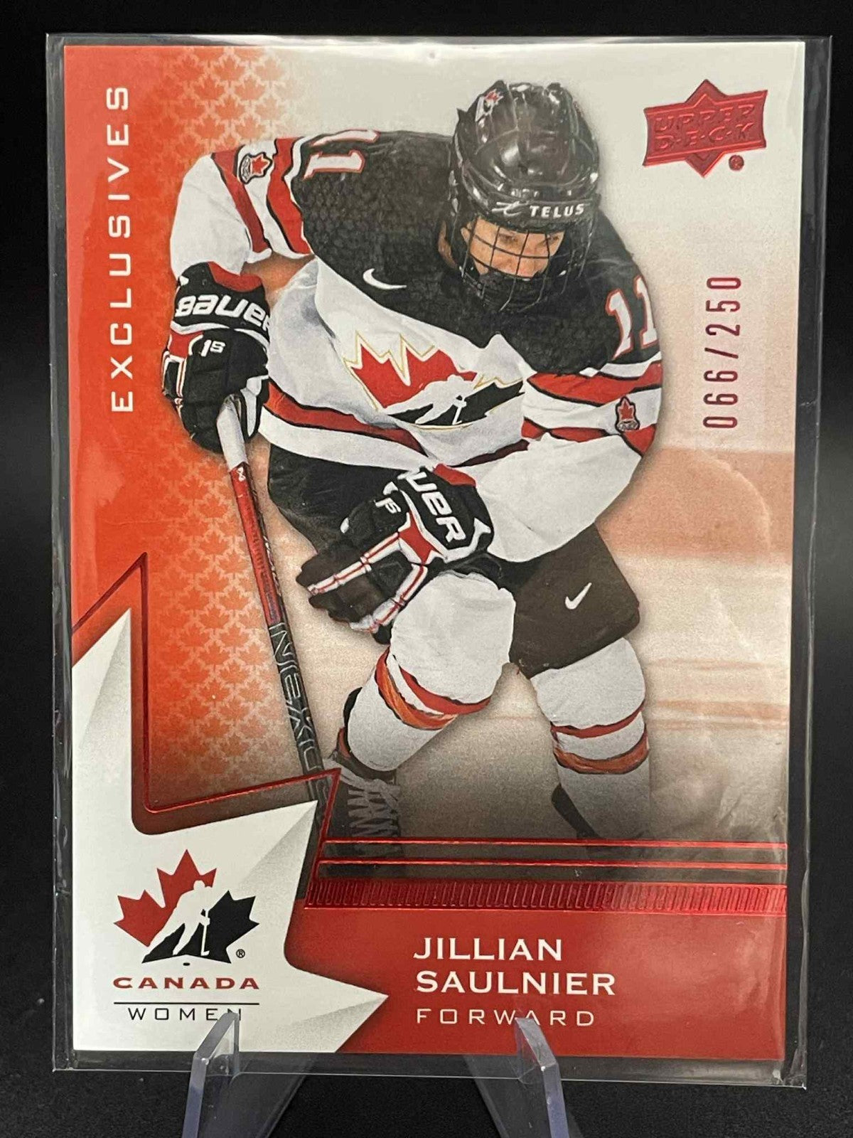 2019-20 Upper Deck Team Canada Juniors Exclusives Jillian Saulnier /250 #42