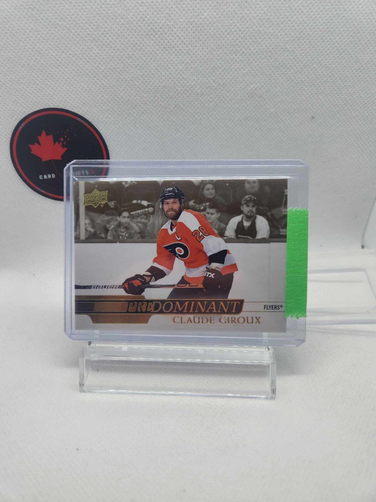2020-21 UD Series 1 Predominant Gold #PR-23 Claude Giroux - Philadelphia Flyers