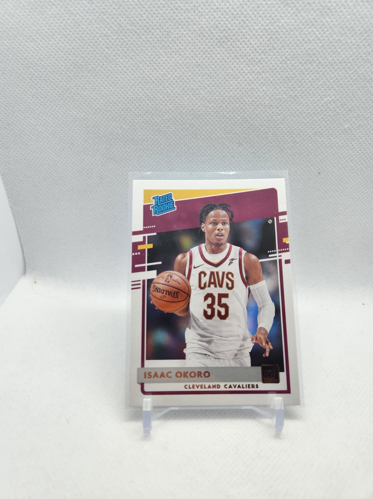 Isaac Okoro 2020-21 Panini Donruss Optic Base Rated Rookie Cavaliers Choice
