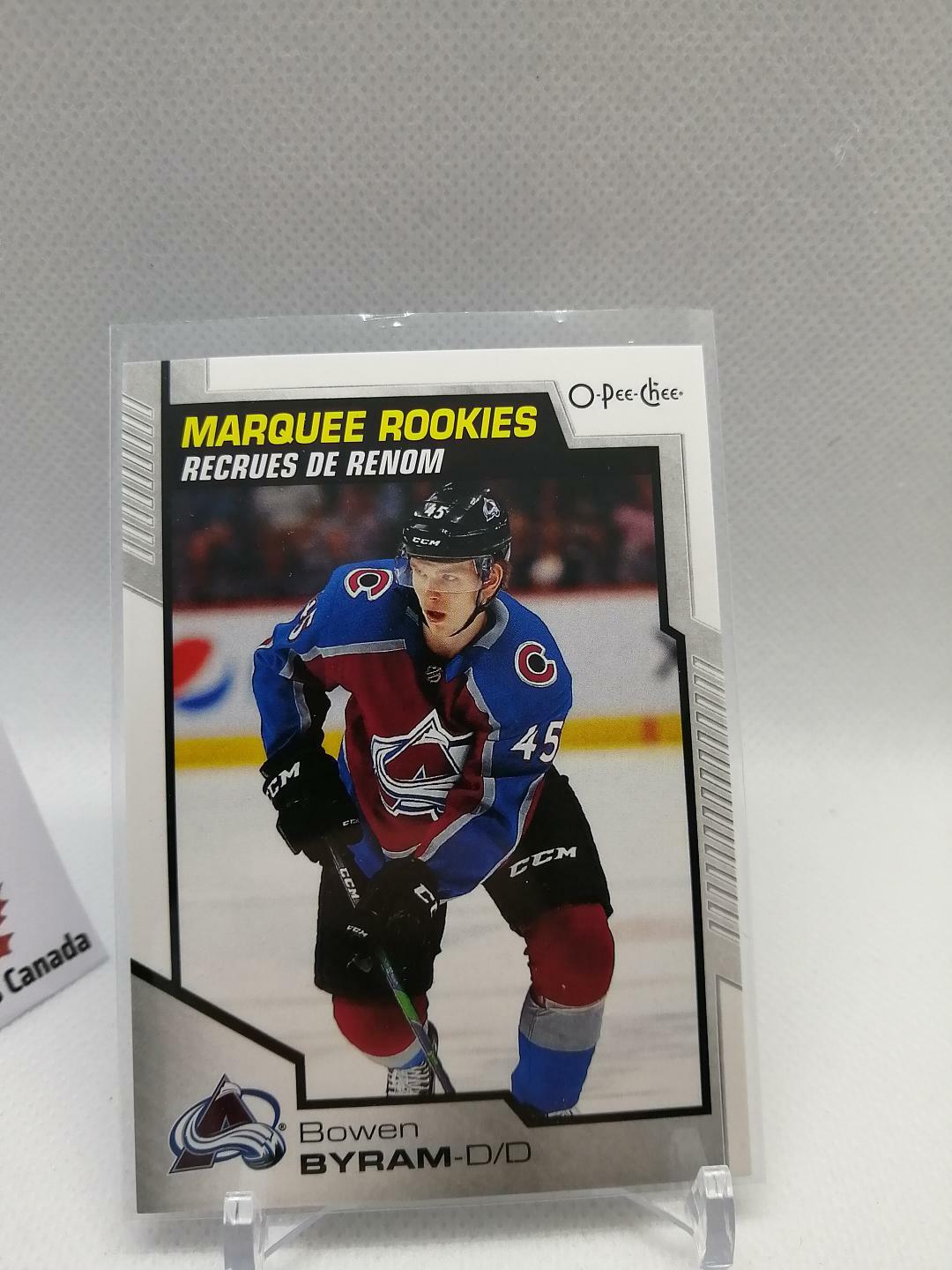 Bowen Byram 2020-21 OPC Update Marquee Rookies #611 Colorado Avalanche