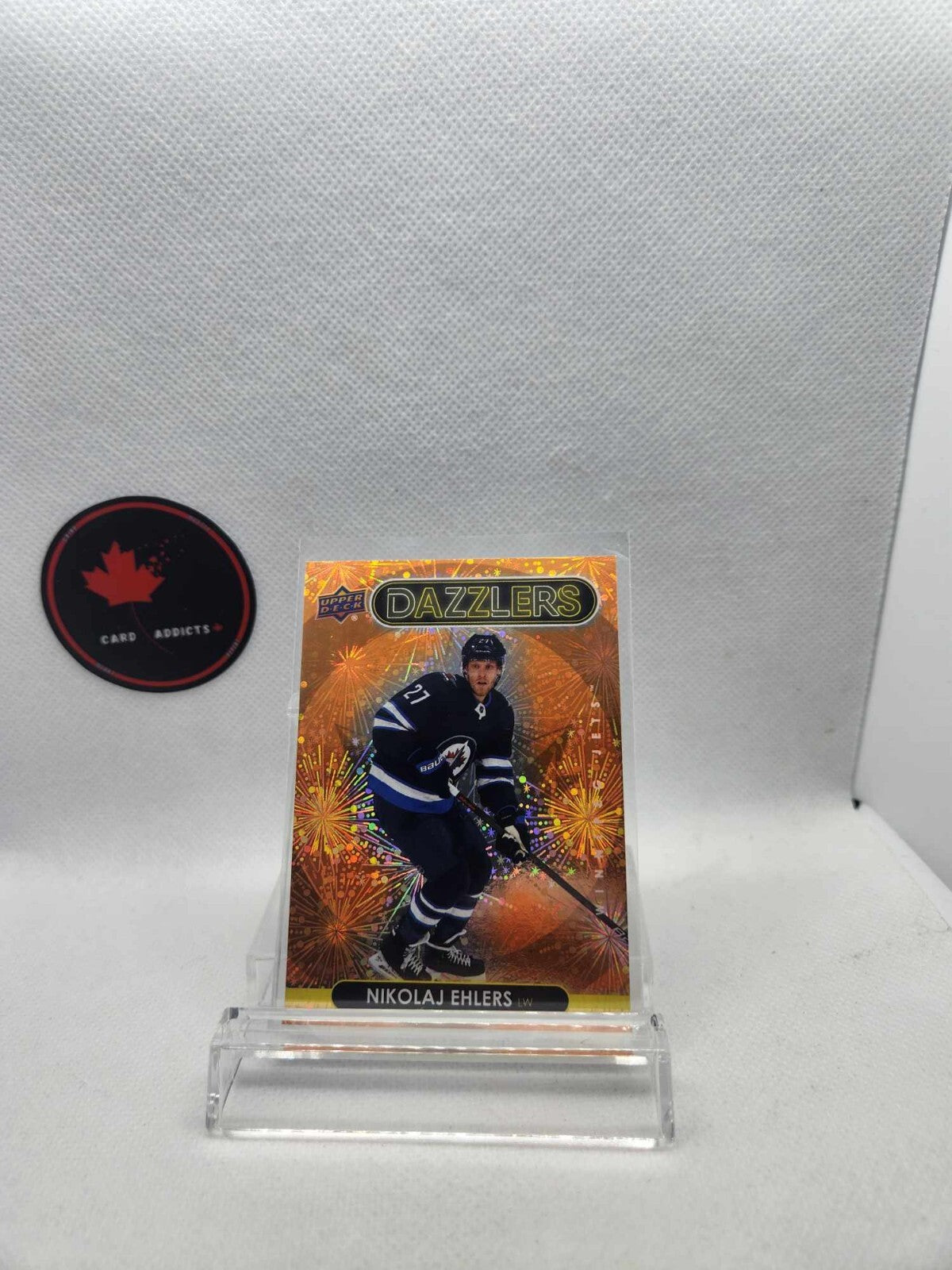 2021-22 Upper Deck Dazzlers Orange #DZ-99 Nikolaj Ehlers