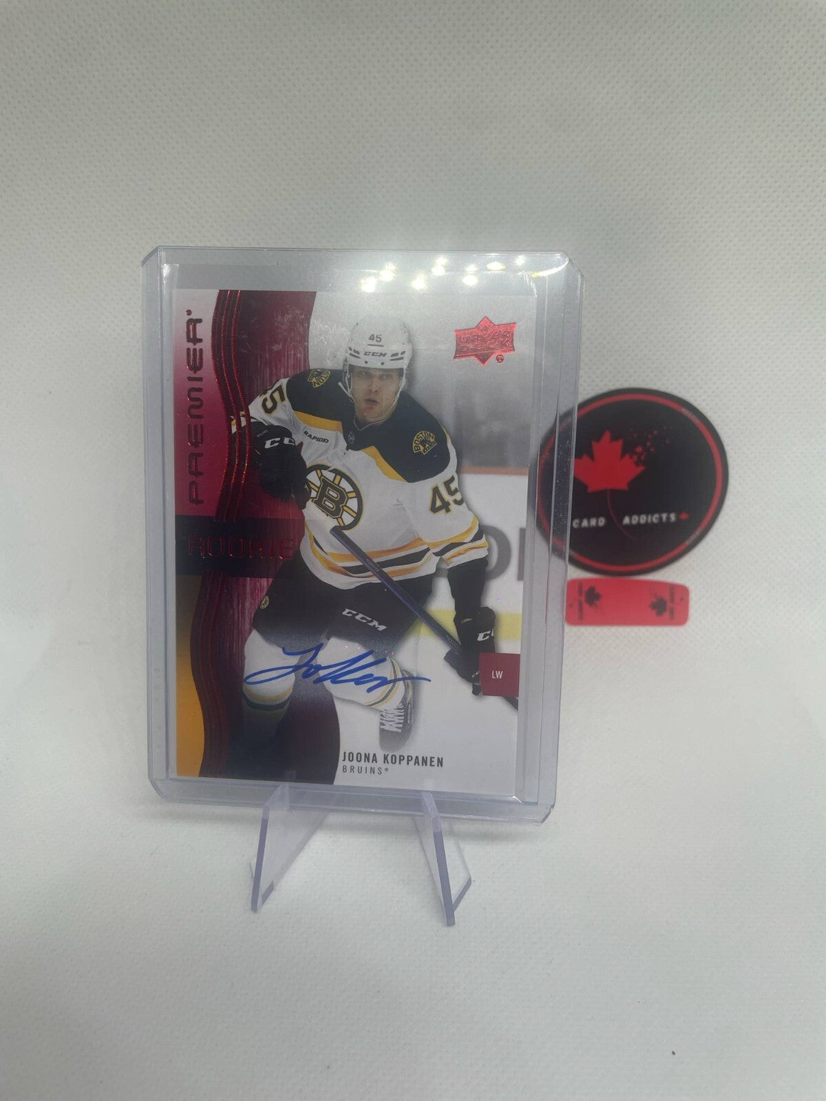 2023-24 Upper Deck Premier Rookie Auto #108 Joona Koppanen! SP!