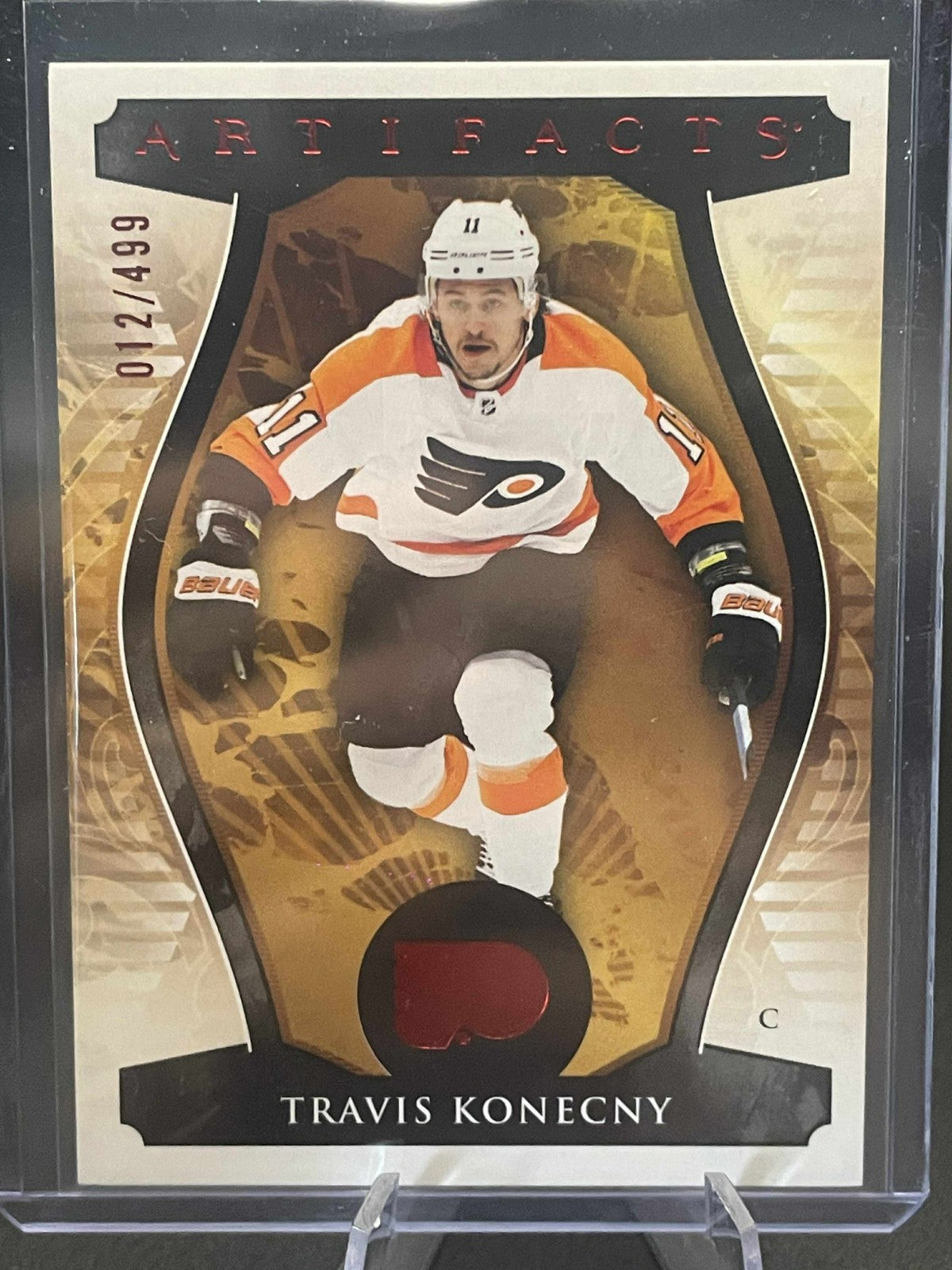 2023-24 Upper Deck Artifacts Ruby Travis Konecny /499 Philadelphia Flyers
