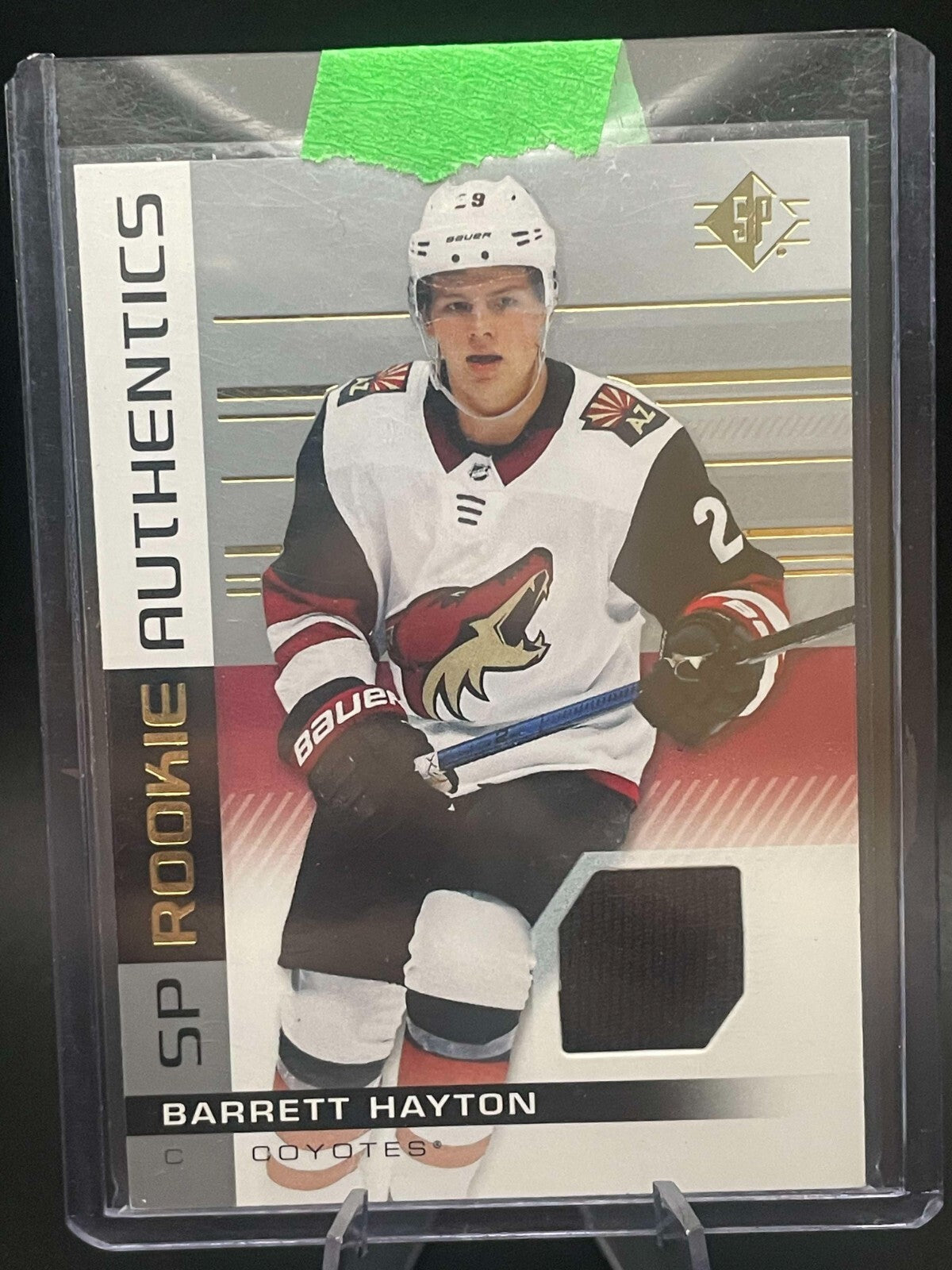 2019-20 Upper Deck SP Rookie Authentics Jersey Barrett Hayton #130
