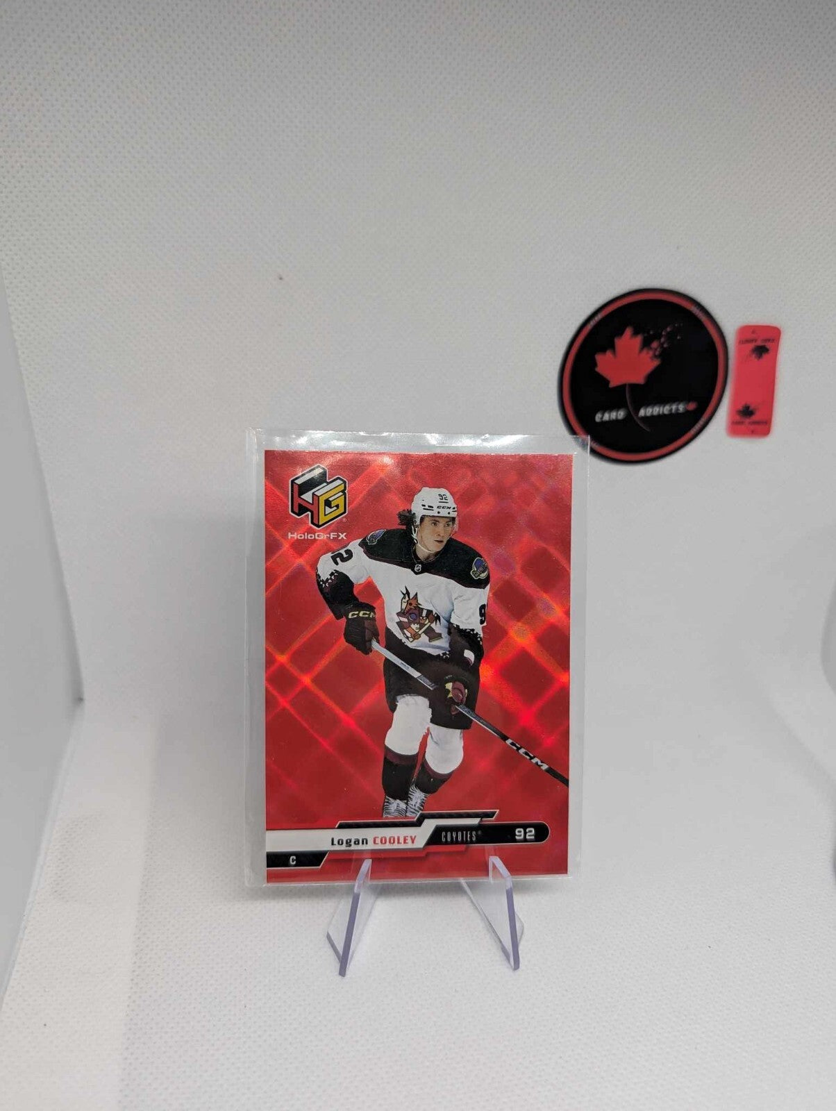 2023-24 Upper Deck - Logan Cooley HoloGrFX Red #HG-13 RC