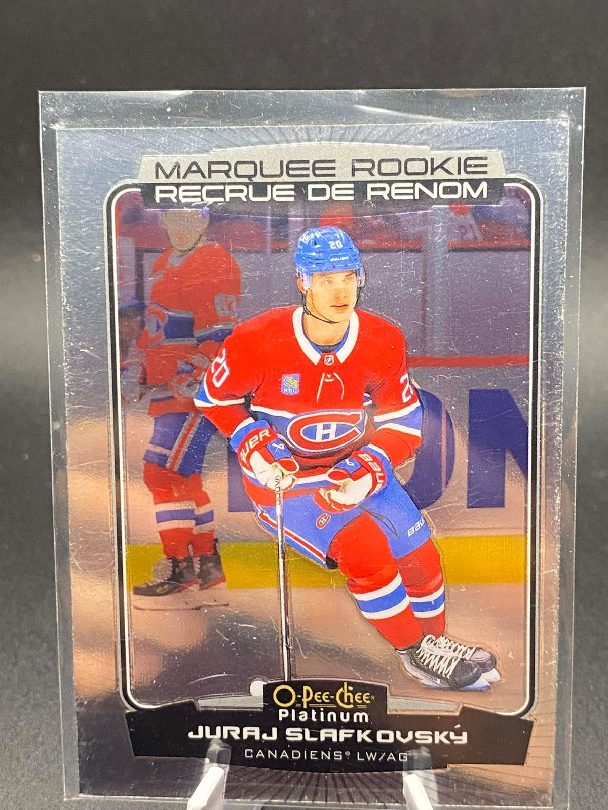 2022-23 O-Pee-Chee Platinum Marquee Rookies 299 Juraj Slafkovsky Canadiens