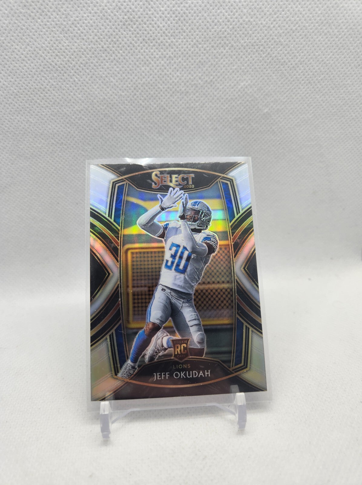 2020 Panini Select JEFF OKUDAH Rookie RC Lions Club Level #286
