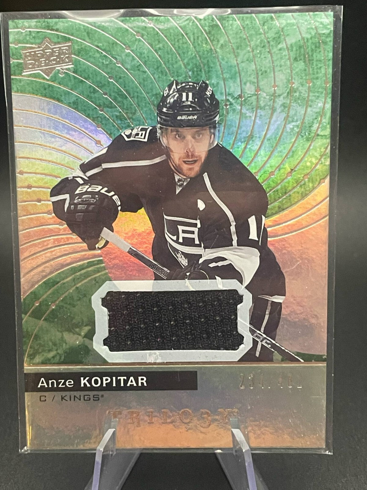 2017-18 Anze Kopitar Upper Deck Trilogy Jersey Relic /481