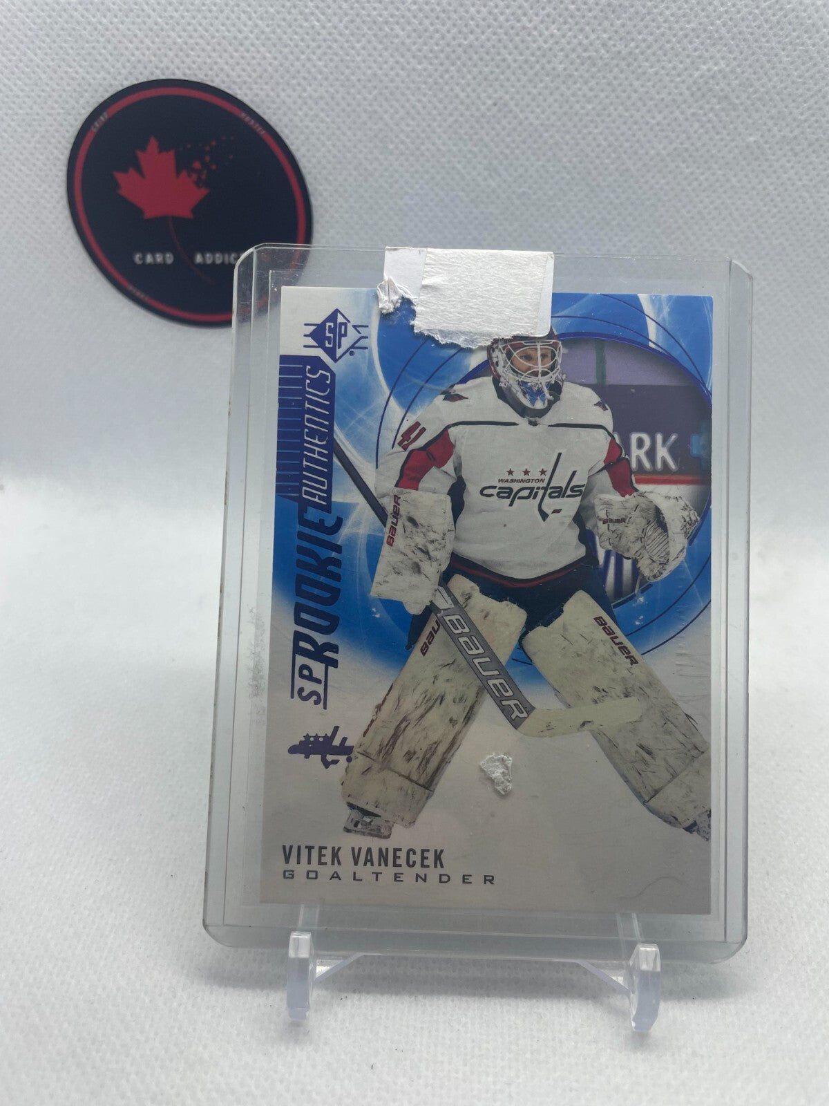 2020-21 Upper Deck SP Rookie Authentics Vitek Vanecek
