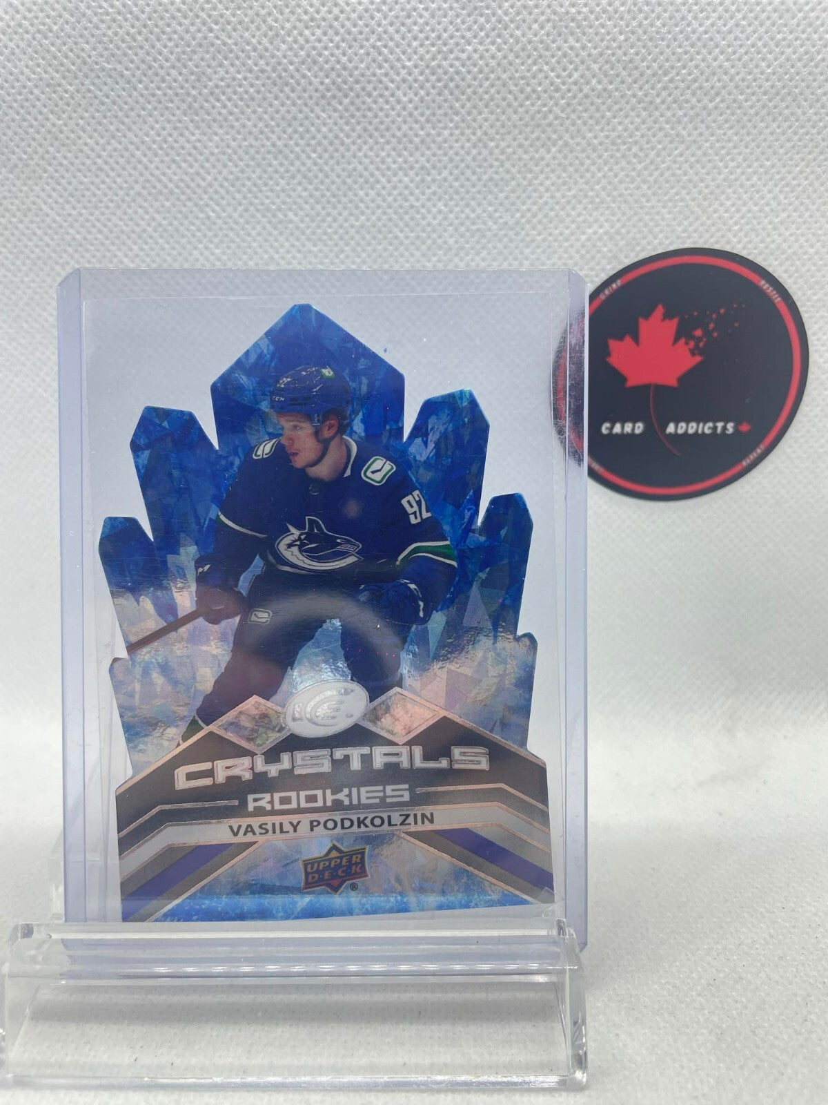 2021-22 Upper Deck Ice Crystals Rookies Vasily Podkolzin