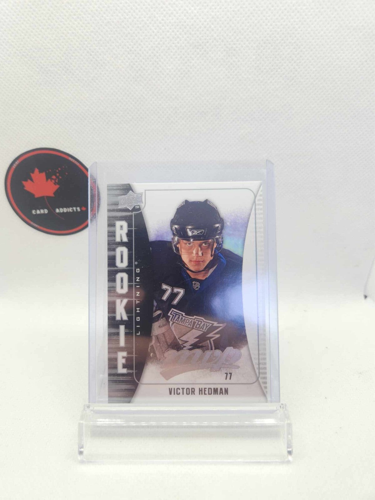 2009-10 Upper Deck MVP Lightning Hockey Card #387 Victor Hedman Rookie
