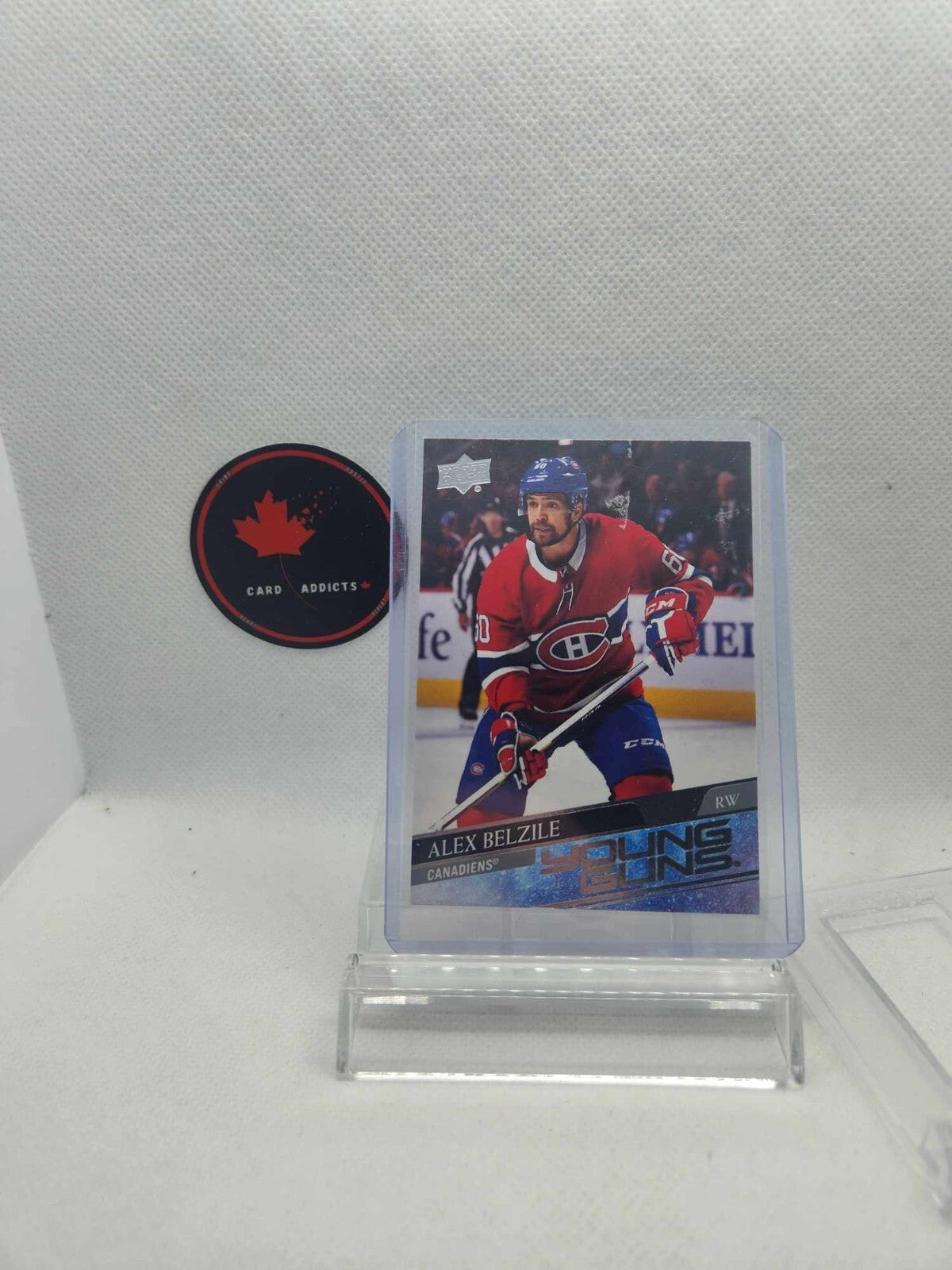 20/21 UD SERIES 1 ALEX BELZILE YOUNG GUNS RC SP ROOKIE #230