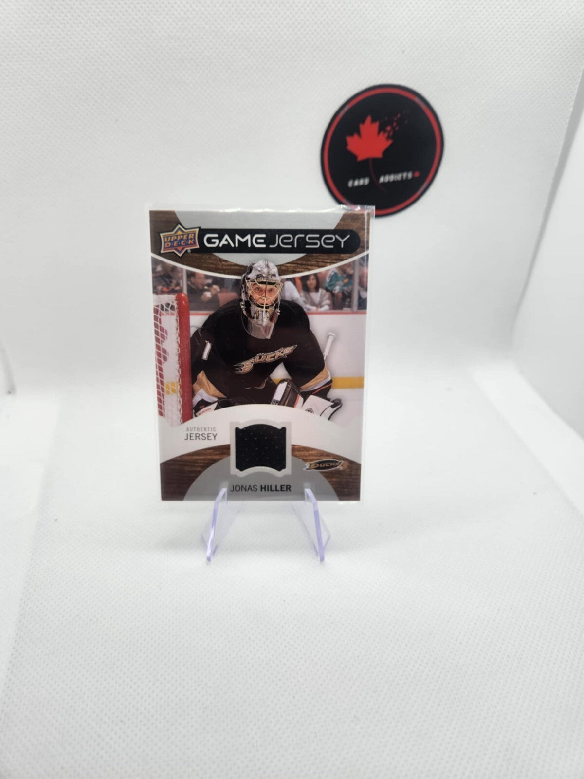 2012-13 Upper Deck UD Game Jersey #GJ-JH Jonas Hiller
