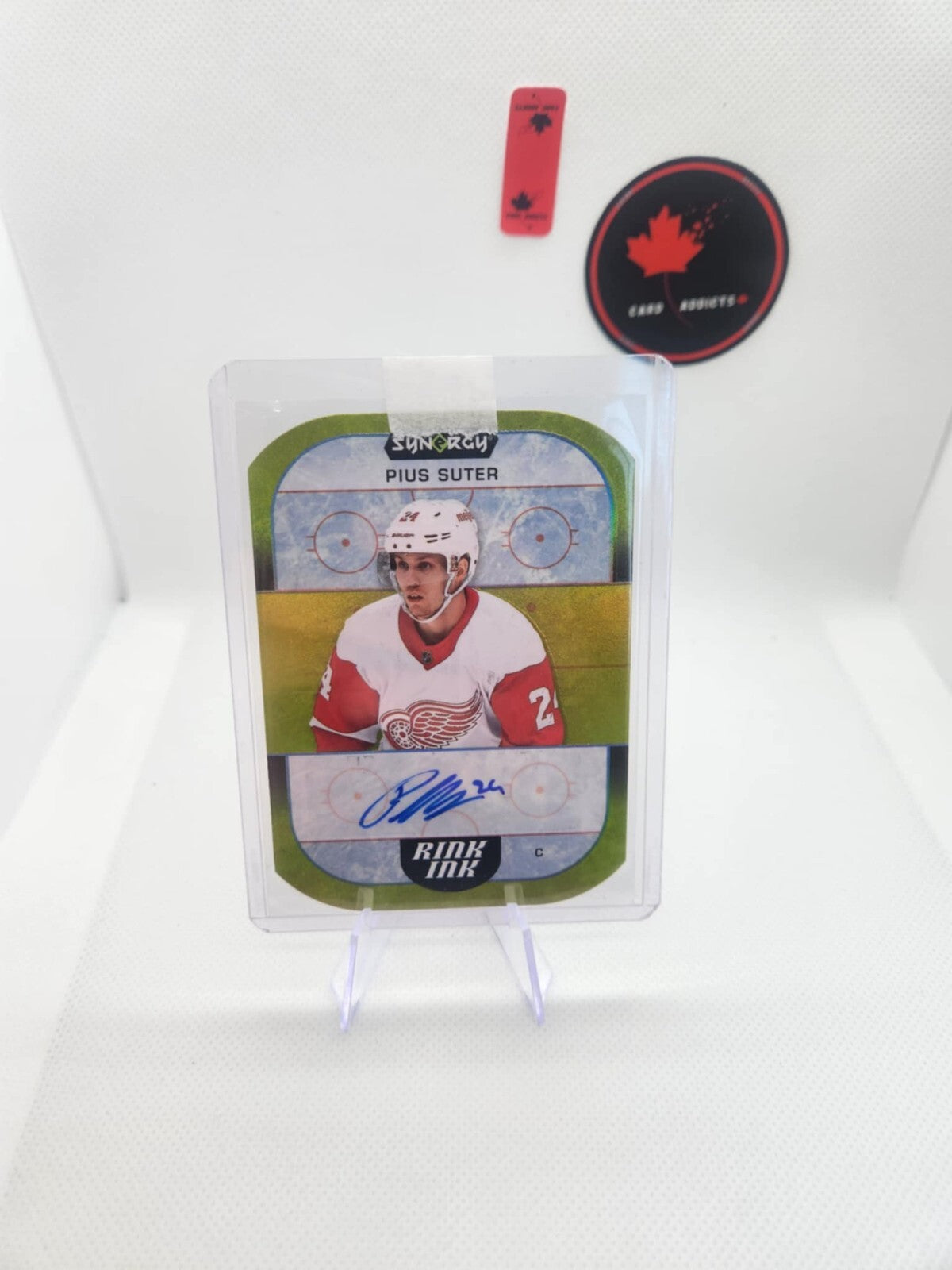 2022-23 Upper Deck Synergy Rink Ink Pius Suter Auto Detroit Red Wings Autograph