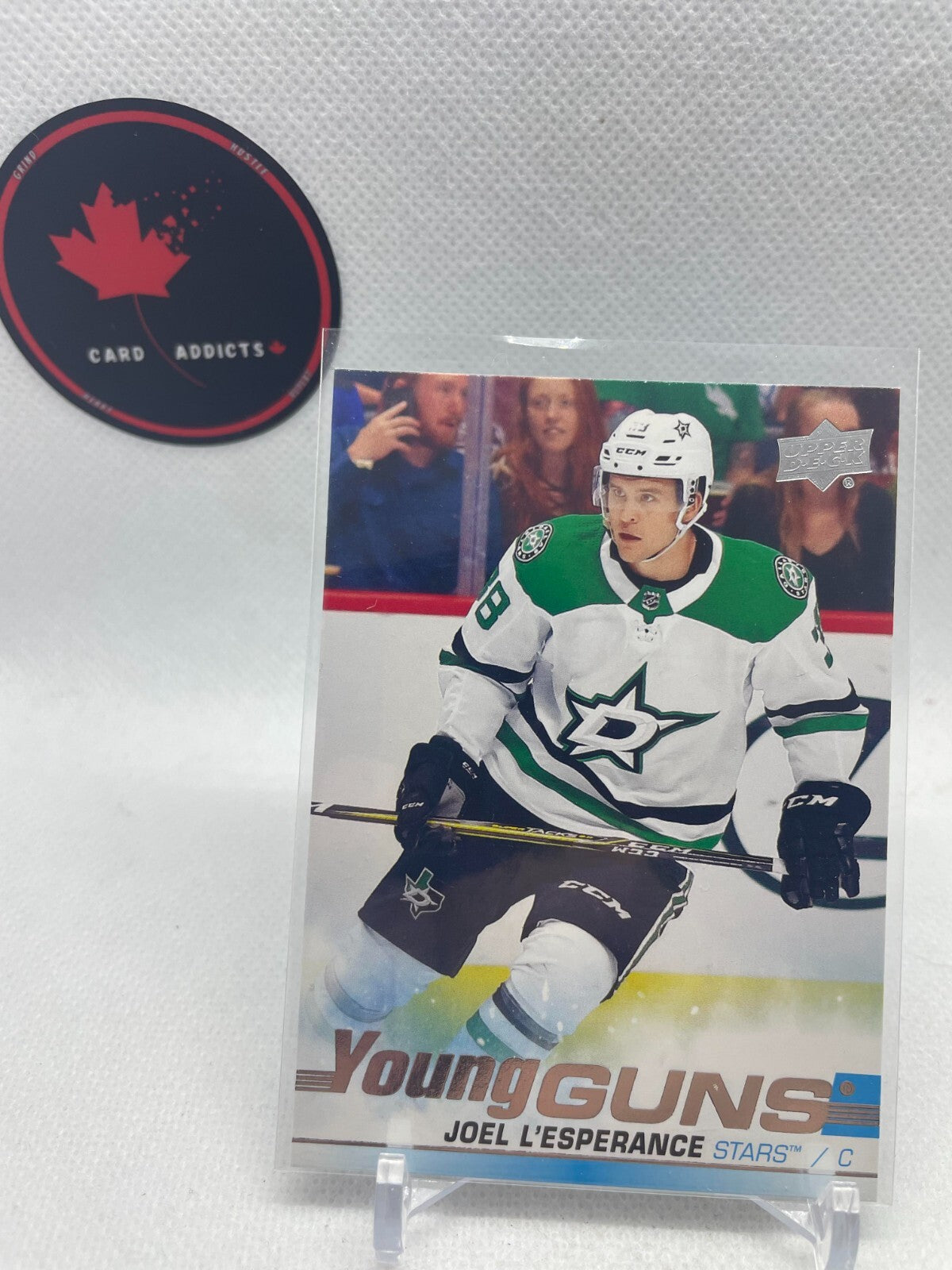 19/20 UD SERIES 1 JOEL L'ESPERANCE YOUNG GUNS RC SP ROOKIE #217