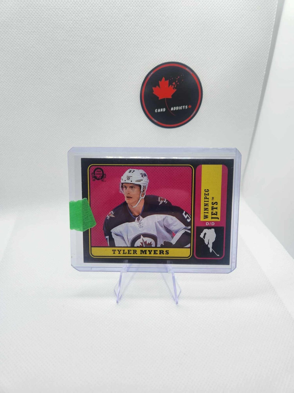 2018-19 O-Pee-Chee Tyler Myers Retro Black Border /100 #311 Winnipeg Jets