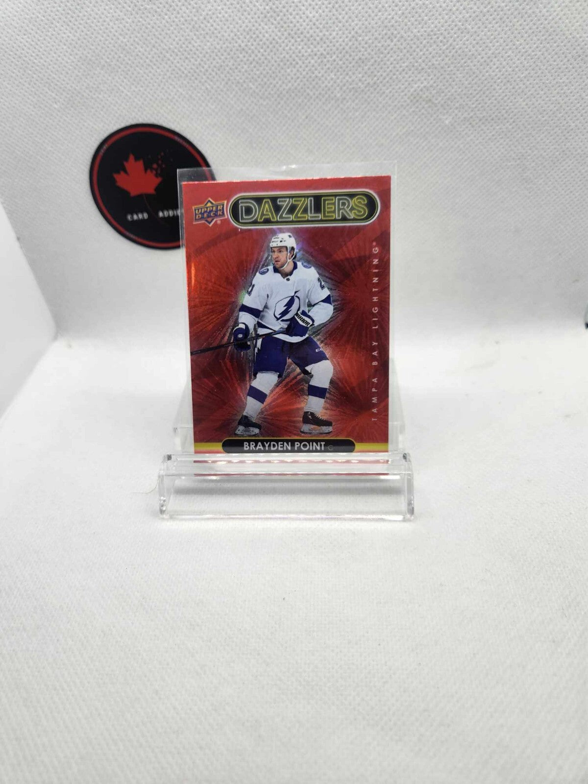 2021-22 Upper Deck Series 1 Red Dazzlers #DZ-40 Brayden Point - 21-22