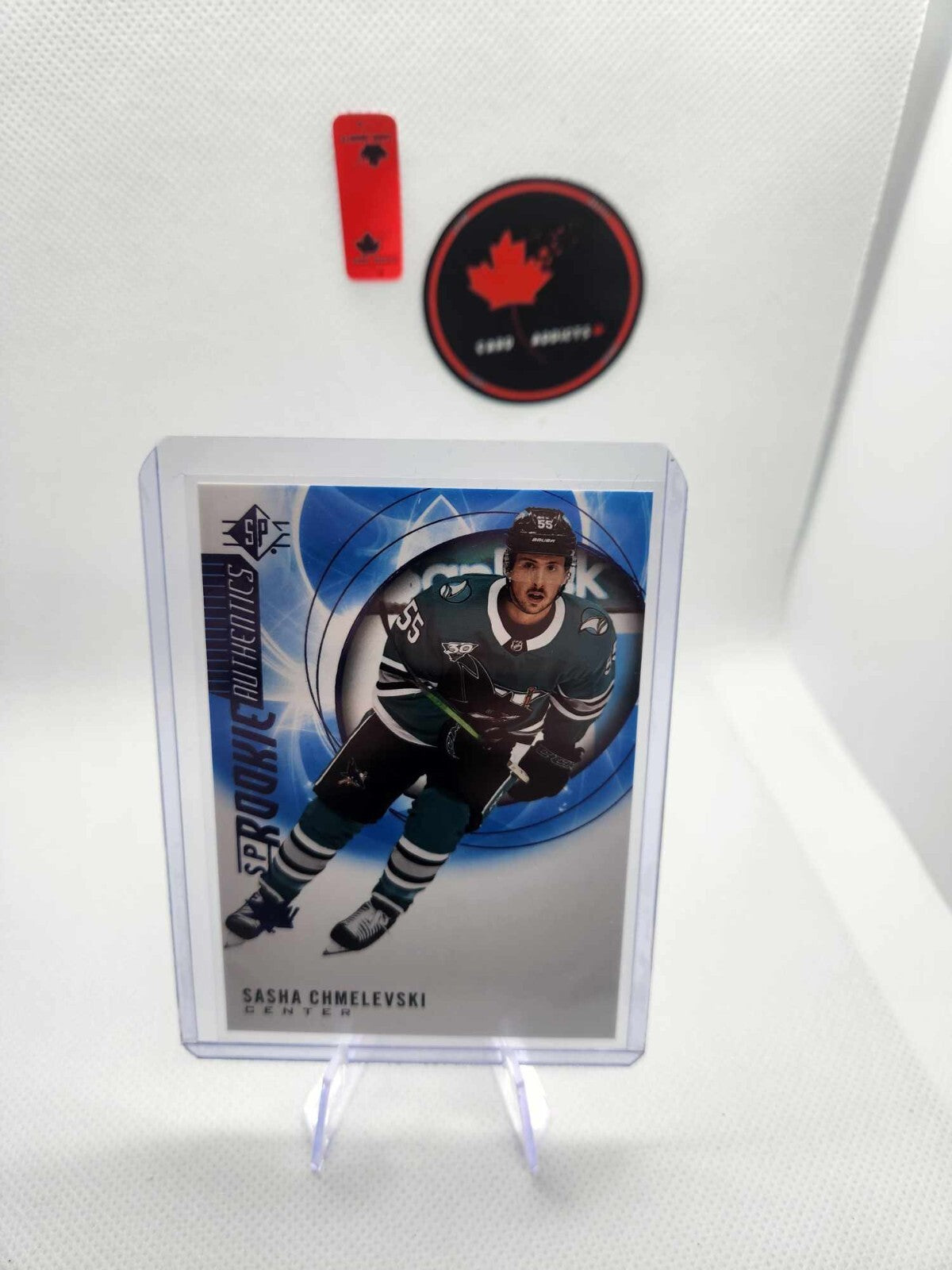 2020-21 SP Rookie Authentics Blue Sasha Chmelevski