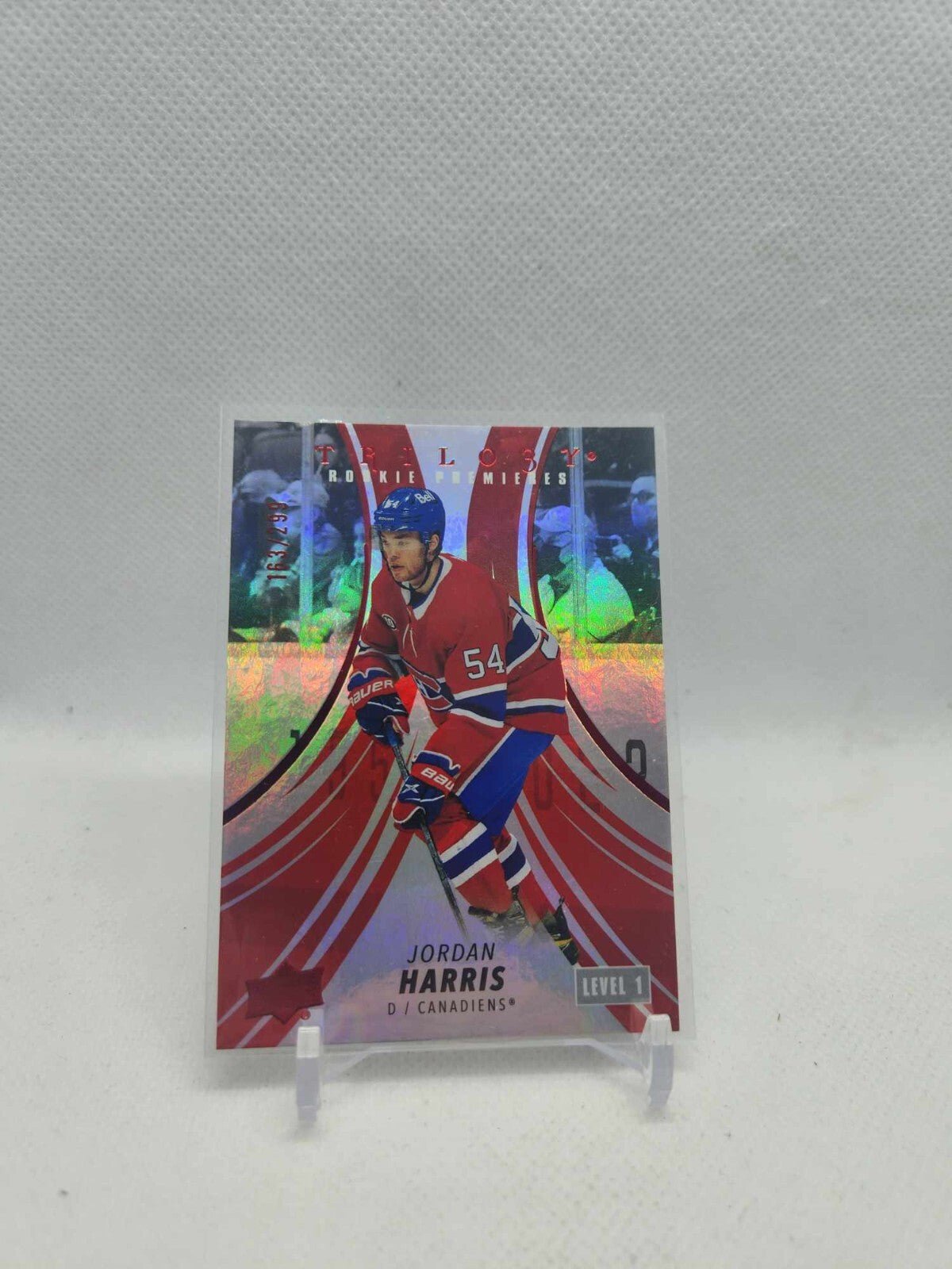 2022-23 Upper Deck Trilogy JORDAN HARRIS ROOKIE PREMIERES RED /299 LEVEL 1