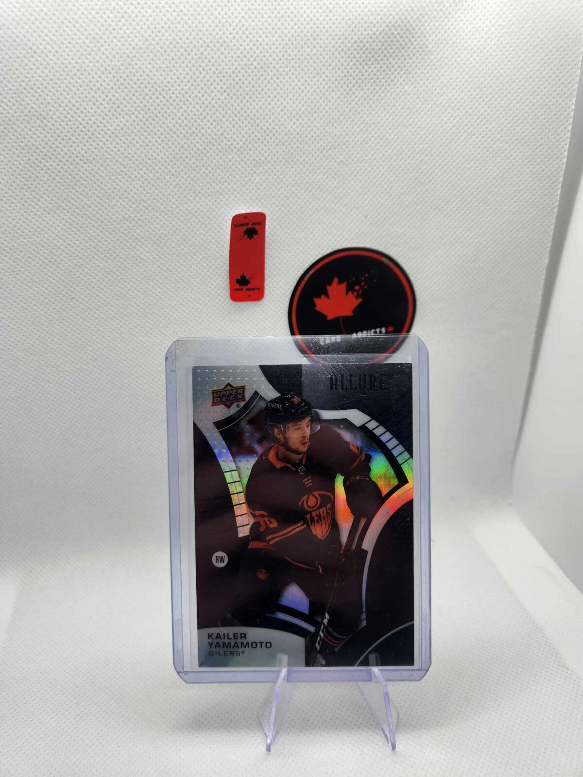 2021-22 ALLURE BLACK RAINBOW KAILER YAMAMOTO EDMONTON OILERS #29