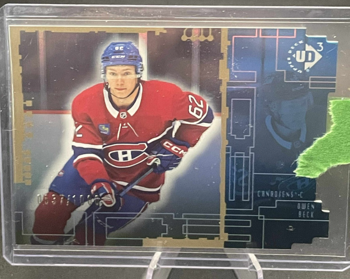 2023-24 Upper Deck Extended Owen Beck UD3 Blue /1000 #UD3-24 Canadiens