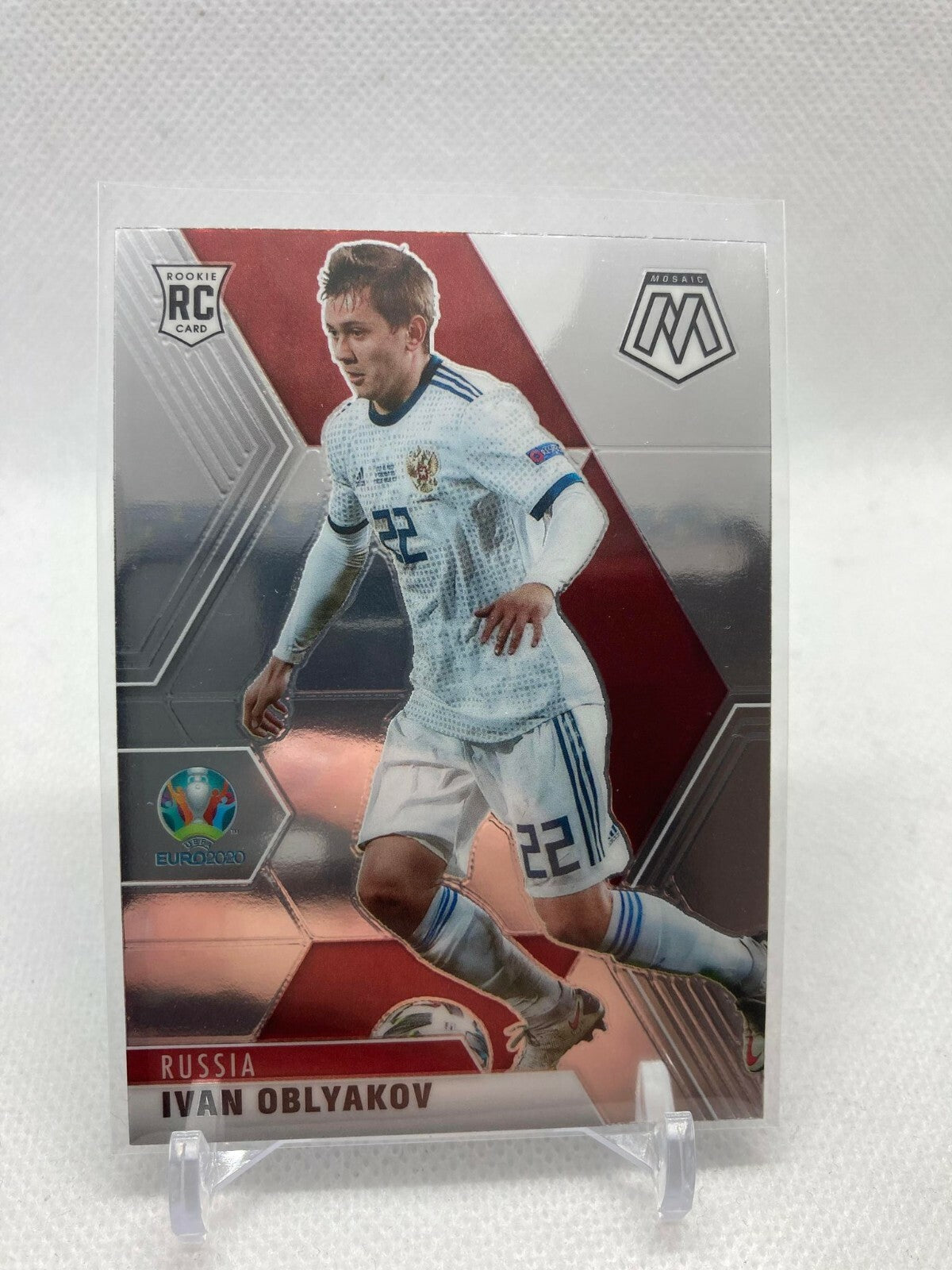 2021 Panini Mosaic UEFA Euro 2020 Rookies RC Ivan Oblyakov