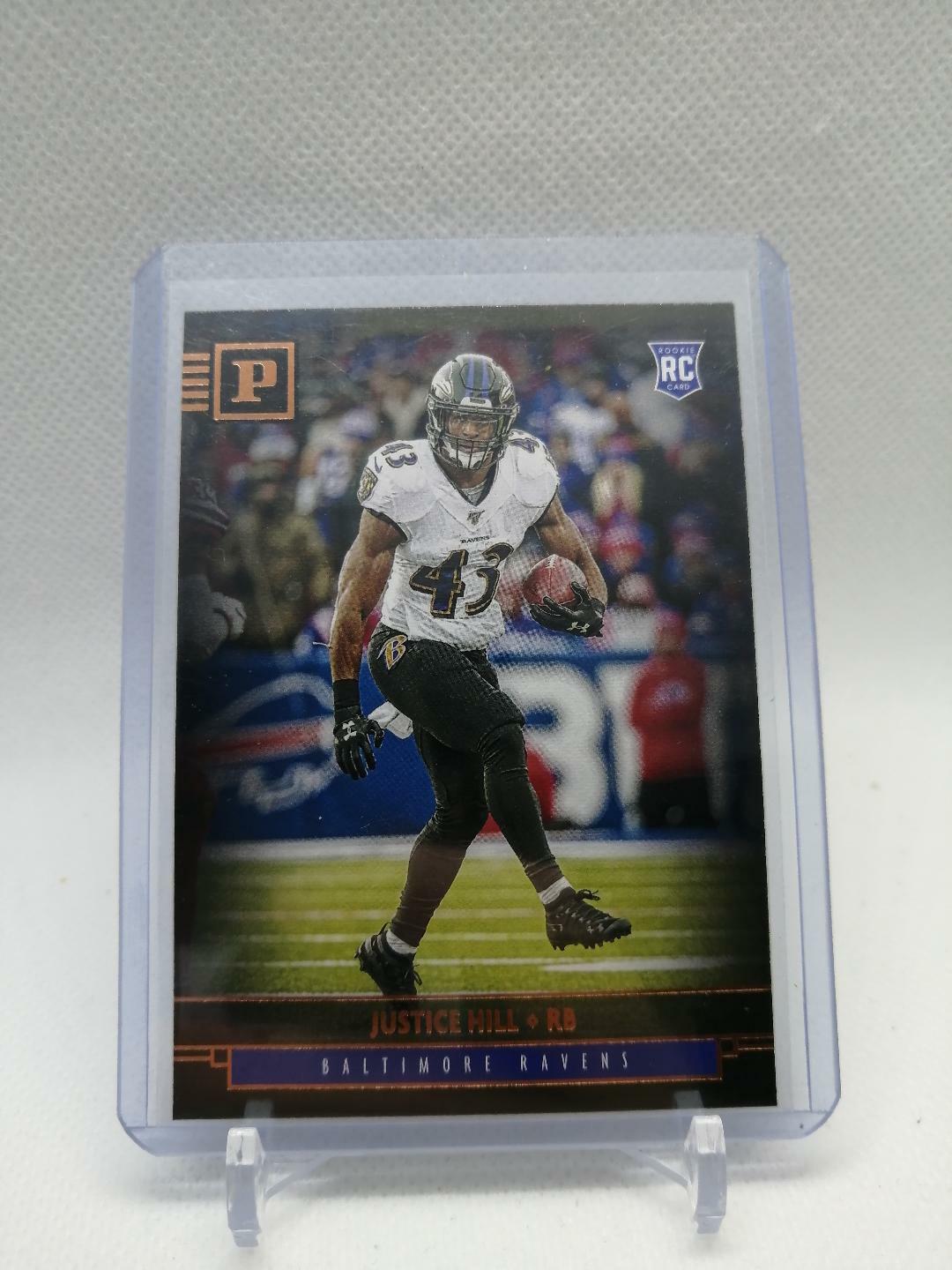 2019 Chronicles Panini #P31 Justice Hill - Baltimore Ravens