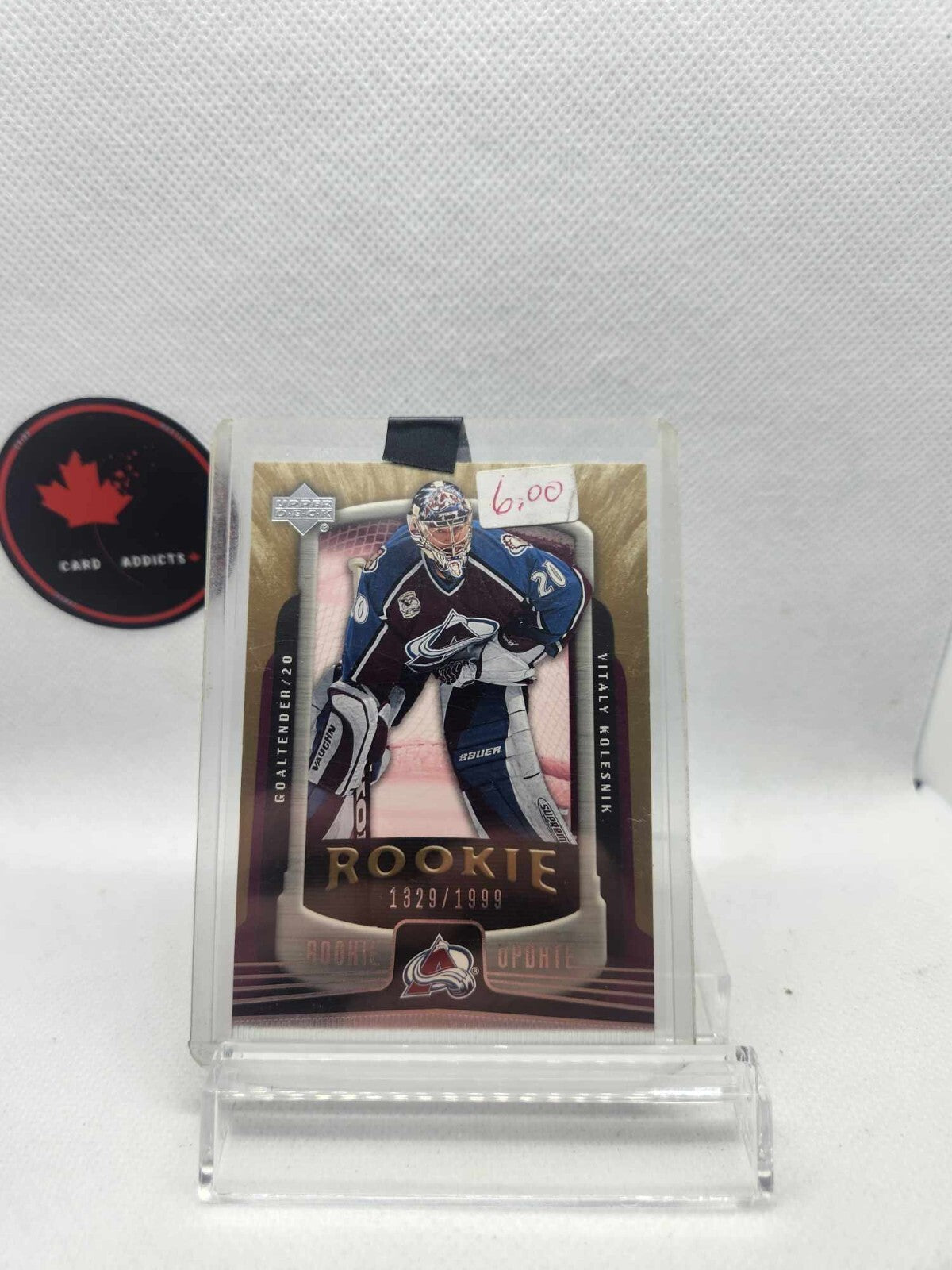2005-06 Upper Deck Rookie Update Vitaly Kolesnik RC /1999 #122