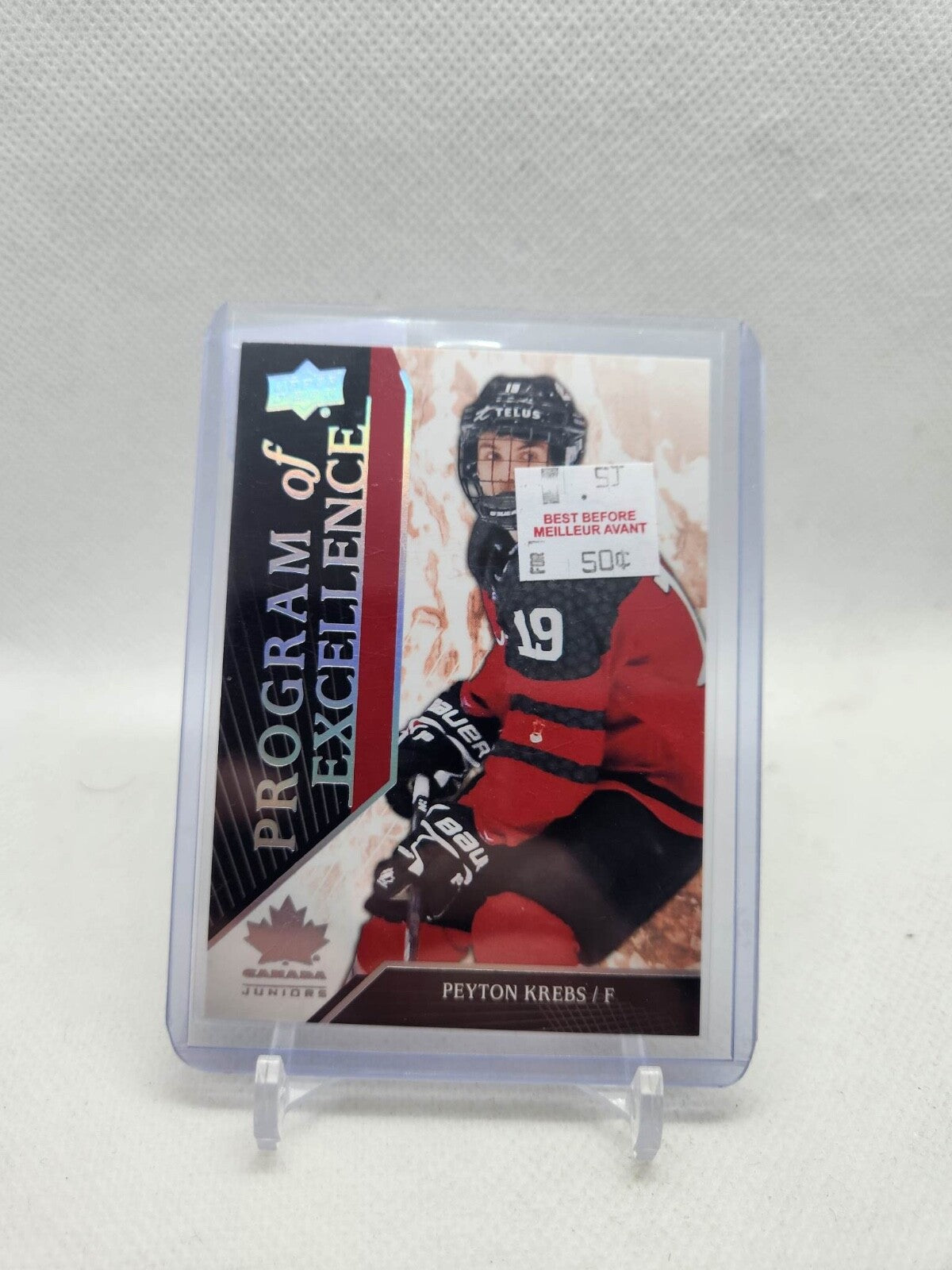 2019-20 UPPER Deck Canada Juniors PEYTON KREBS Program of Excellence #139