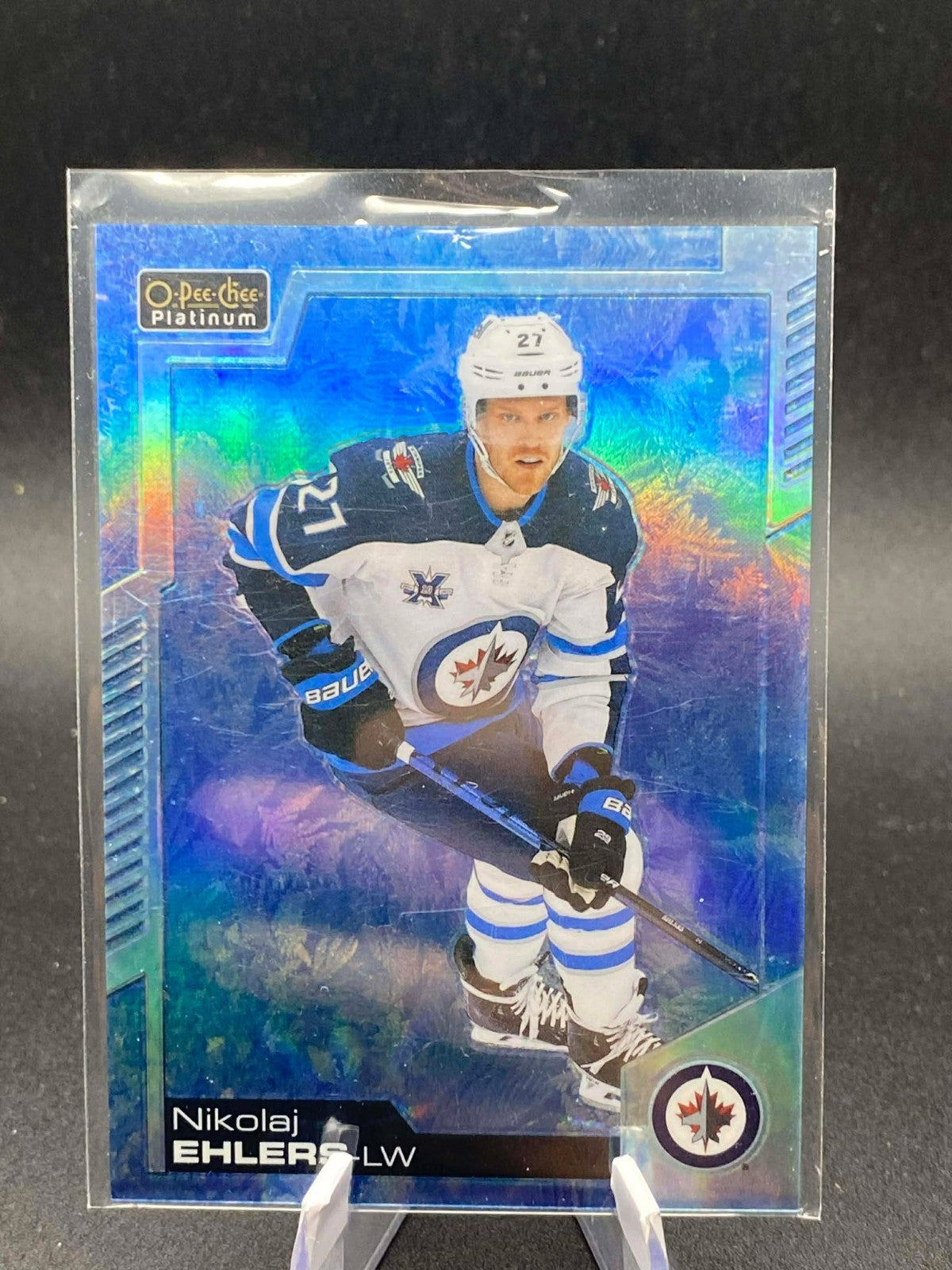 2020-21 O-Pee-Chee Platinum Arctic Freeze #97 Nikolaj Ehlers /99